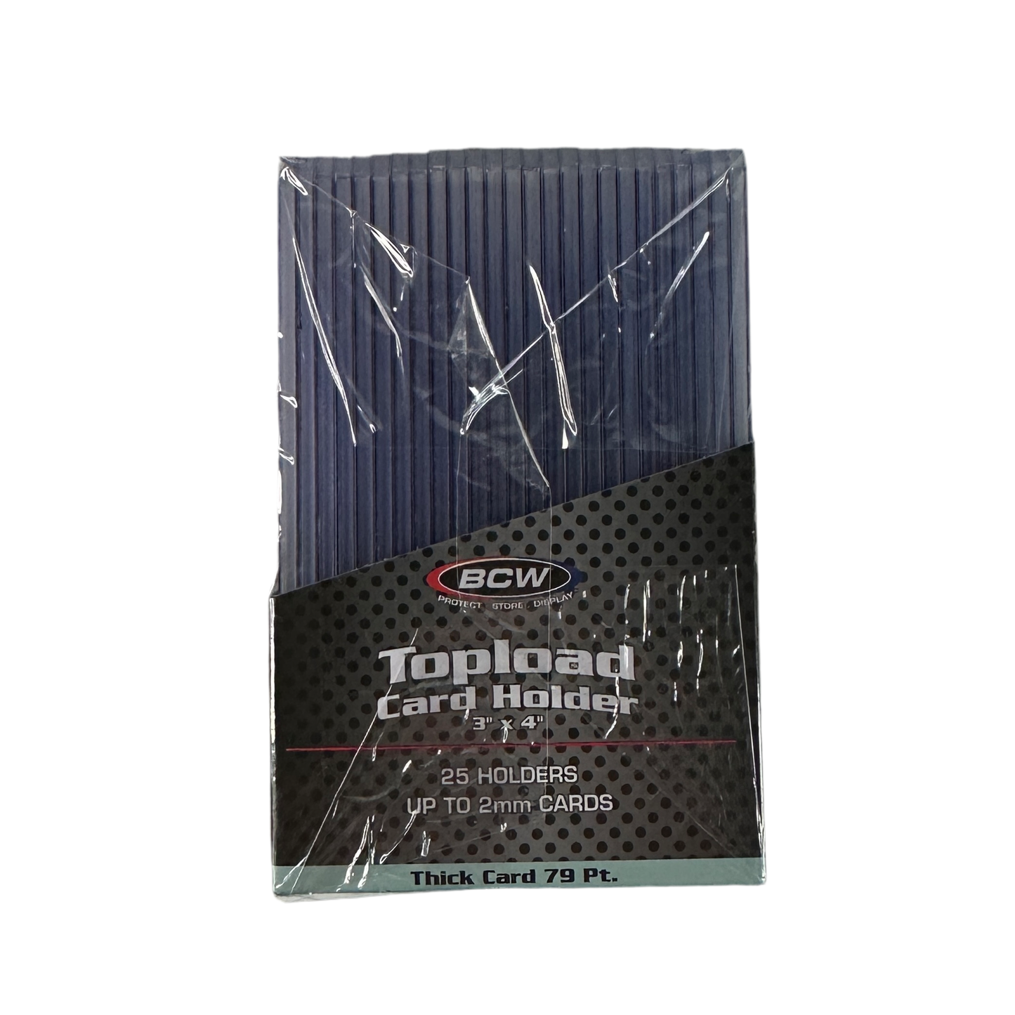 25 BCW 79pt. Toploader Card Holder - Toploaders