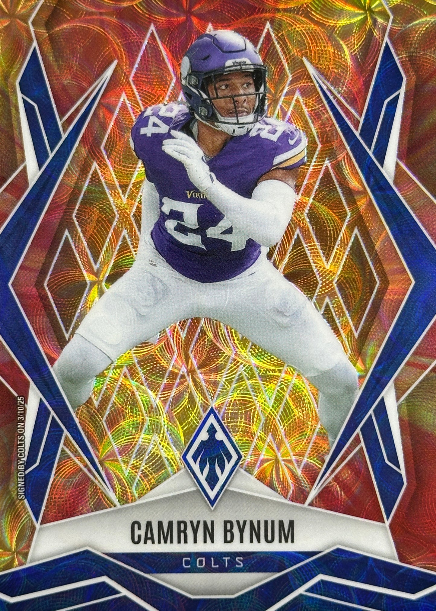 Camryn Bynum Phoenix Fire Burst /350 Indianapolis Colts