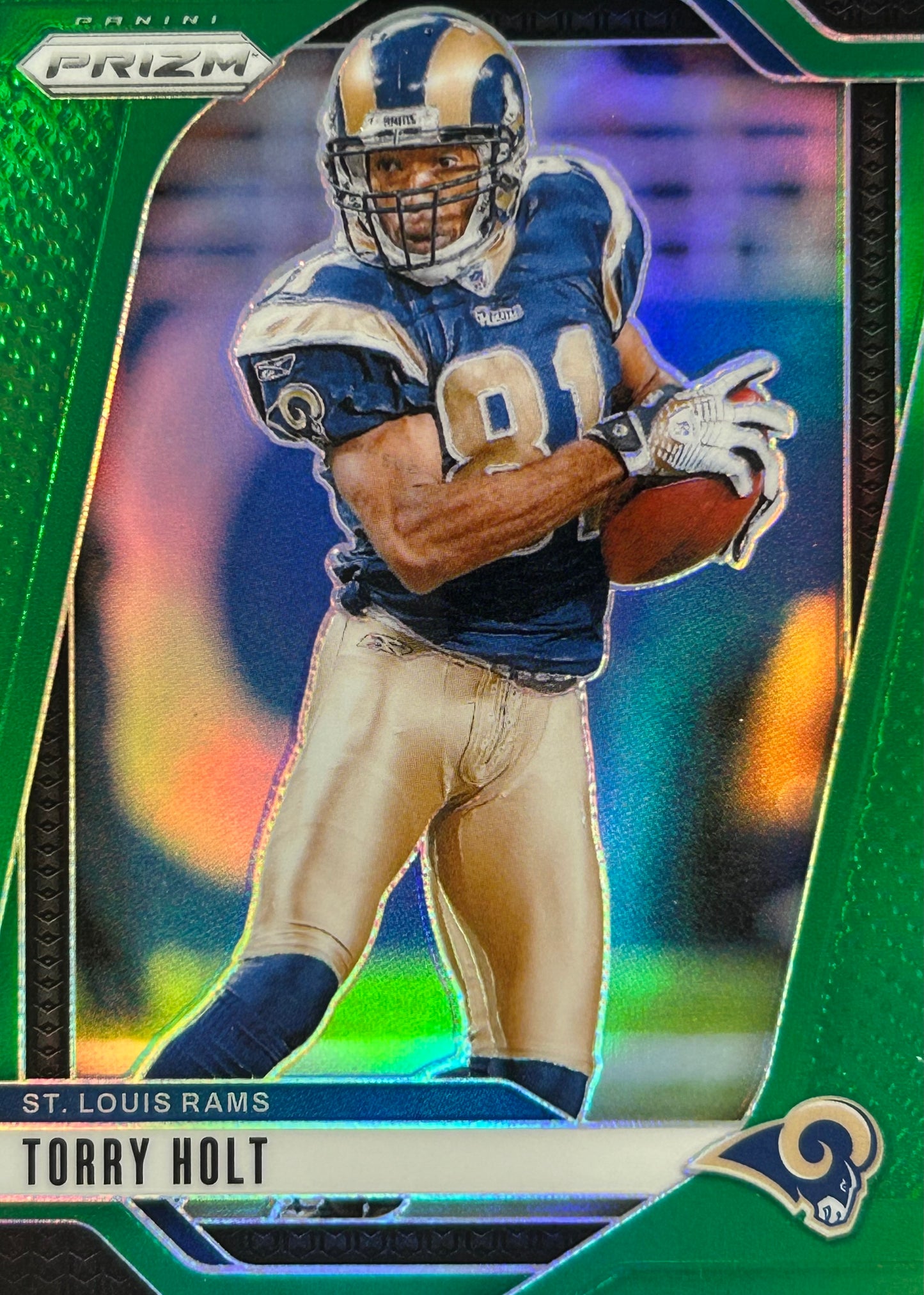 Torry Holt Prizm Green Rams