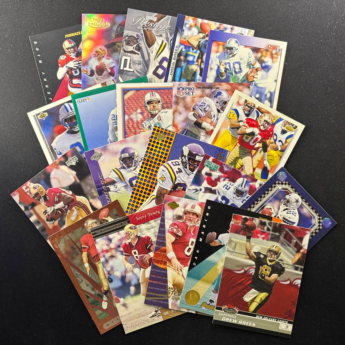 20x Hall of Fame Football Card Value Lot #1
