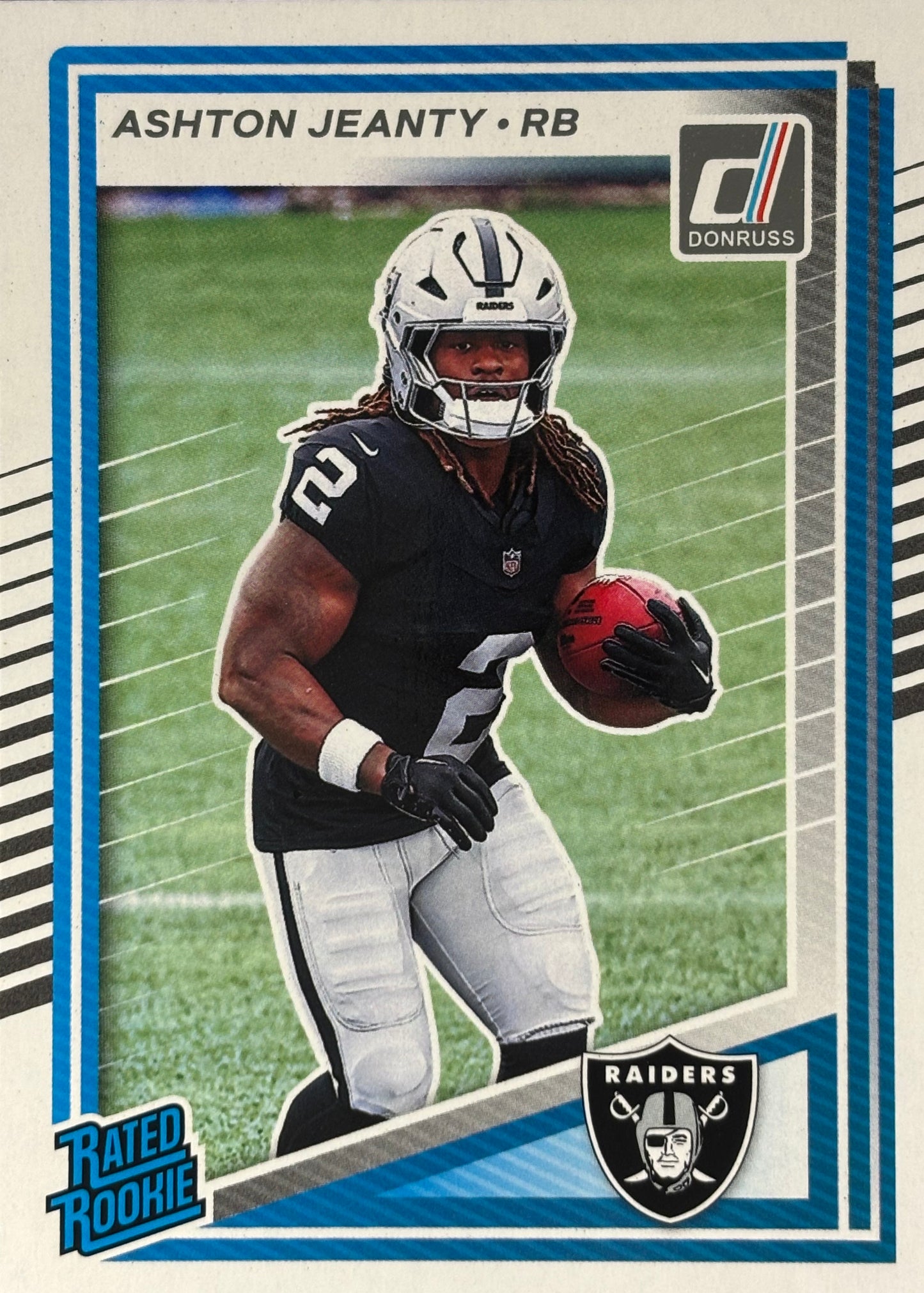 Ashton Jeanty Donruss Rated Rookie Raiders
