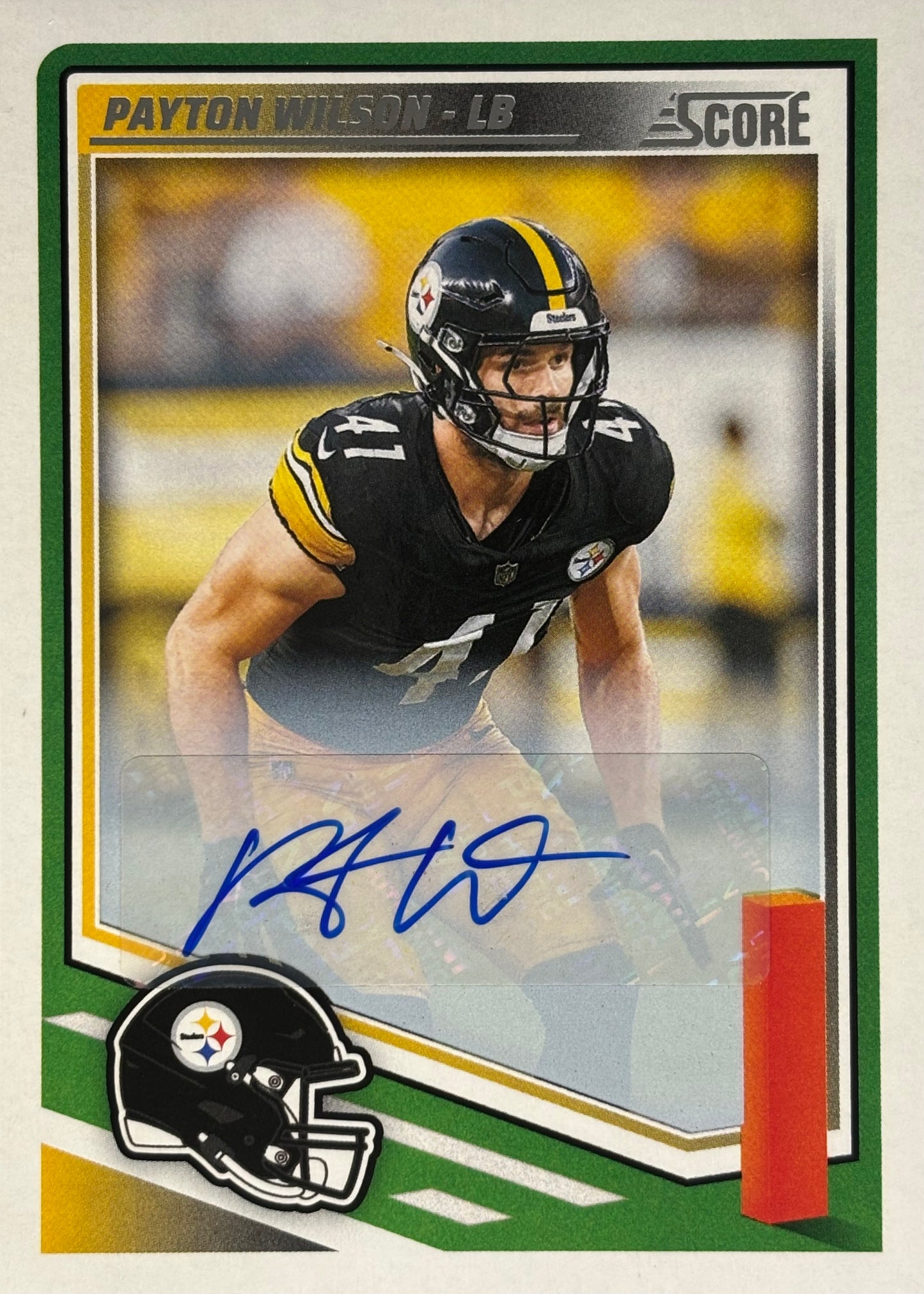 Payton Wilson Score Auto Rookie Steelers