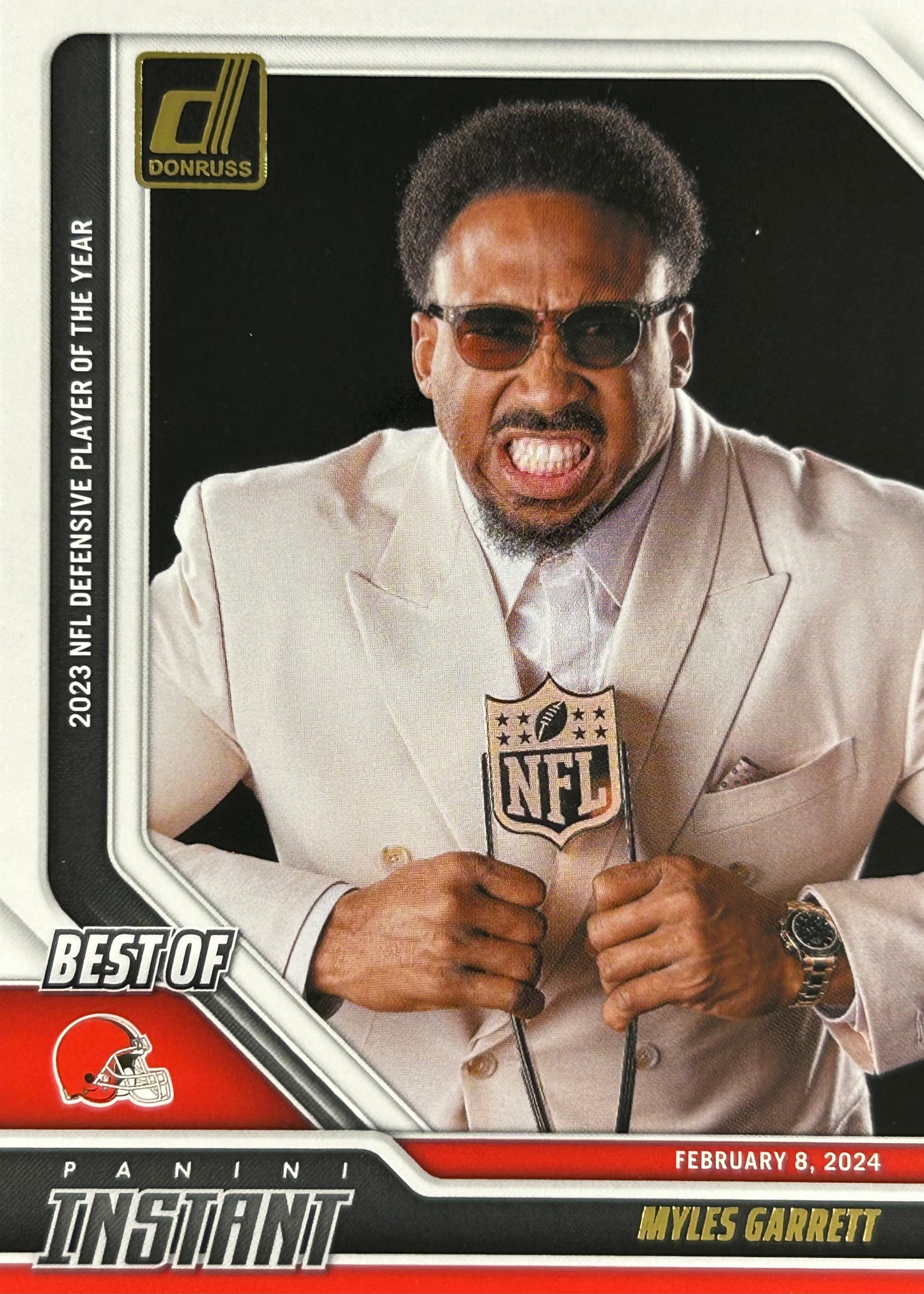 Myles Garrett Donruss Panini Instant Browns