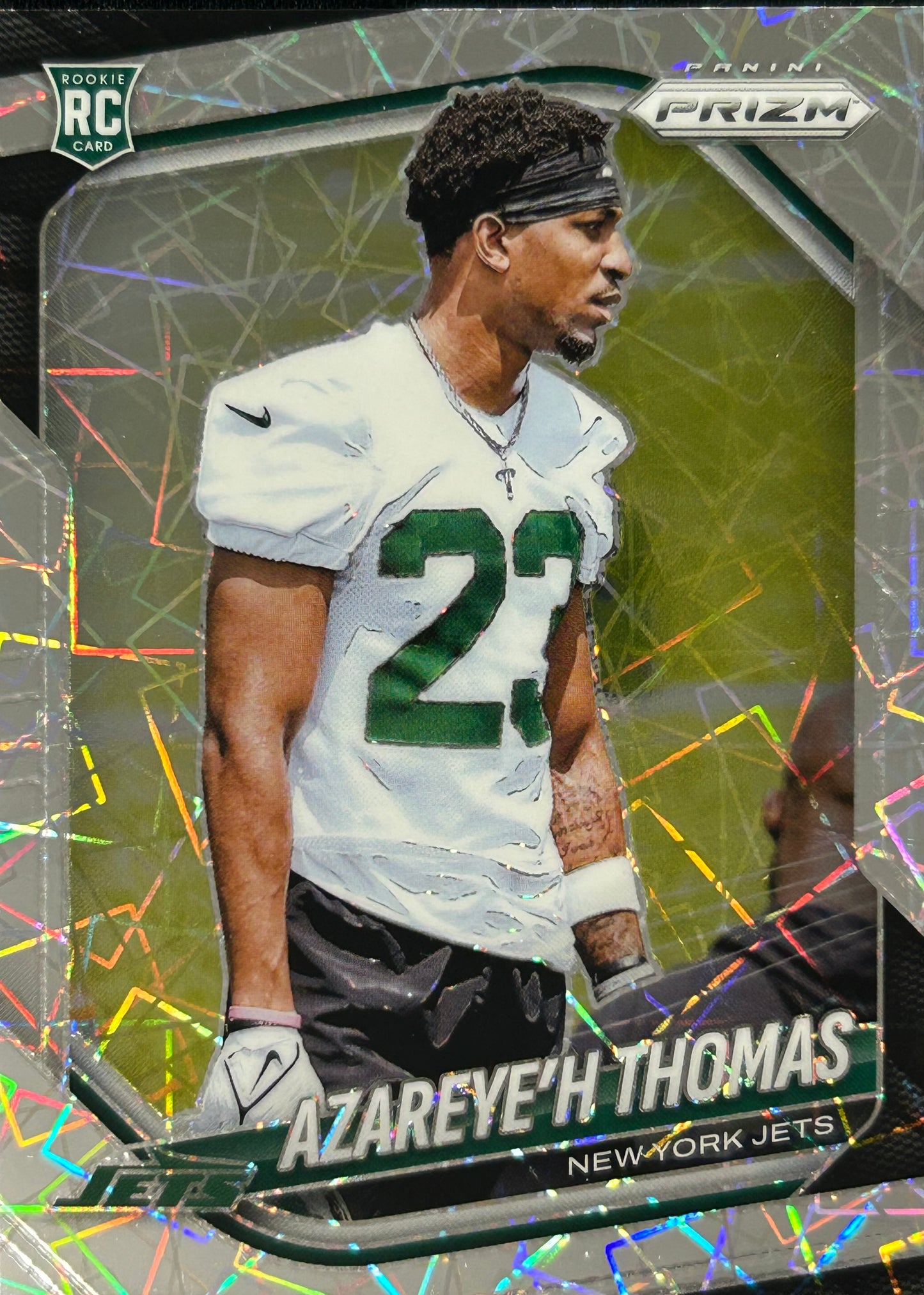 AZAREVE'H THOMAS Prizm Lazer Rookie Jets