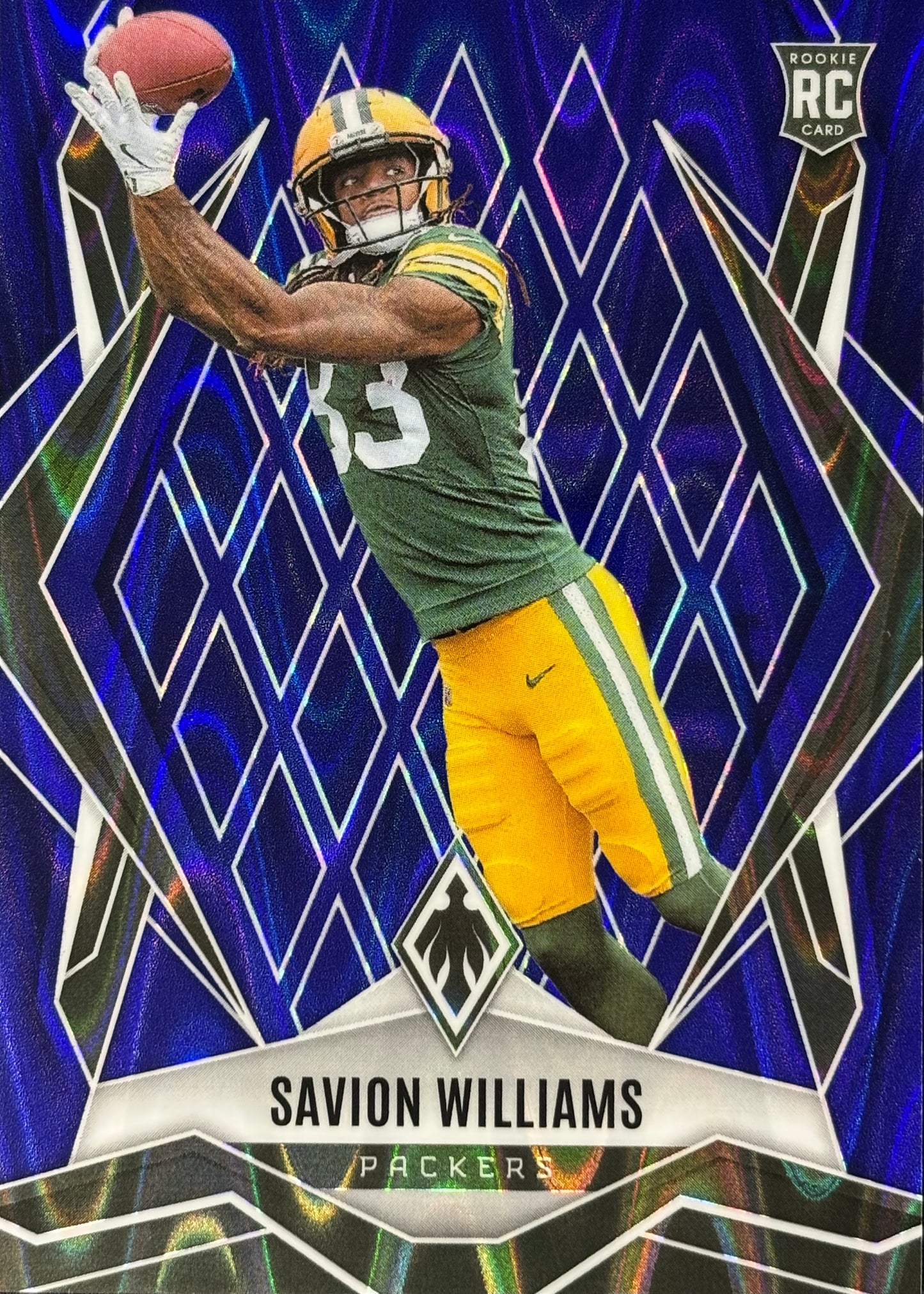 Savion Williams Phoenix Blue Seismic /35 Rookie Packers