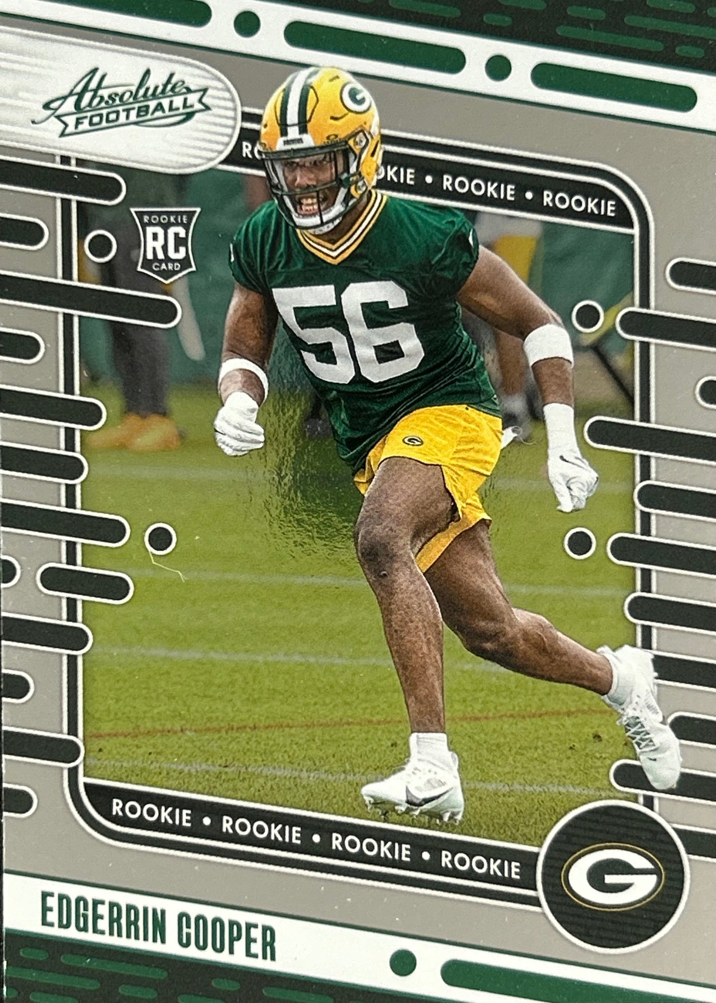 Edgerrin Cooper Absolute Green Foil Rookie Packers