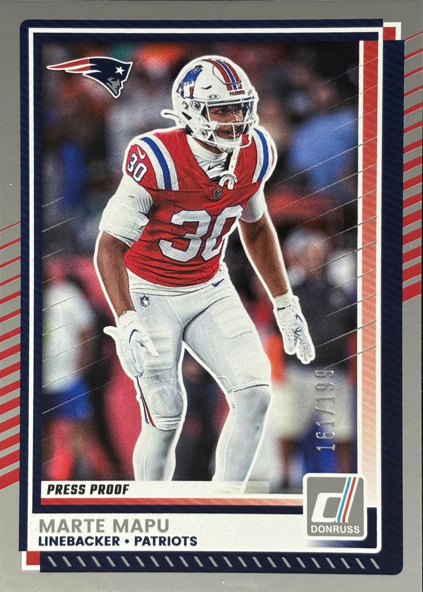Marte Mapu Donruss /199 Patriots