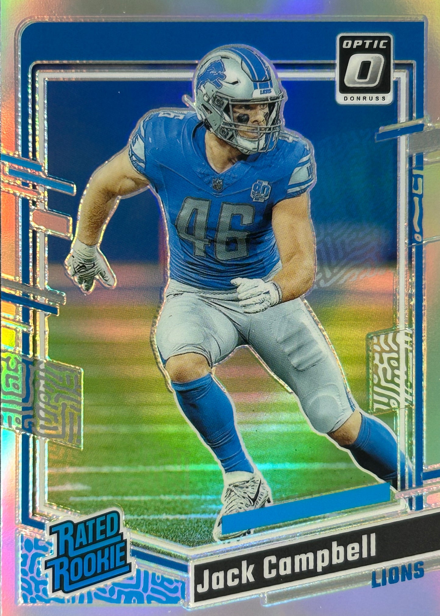 Jack Campbell Optic Holo Rookie Lions