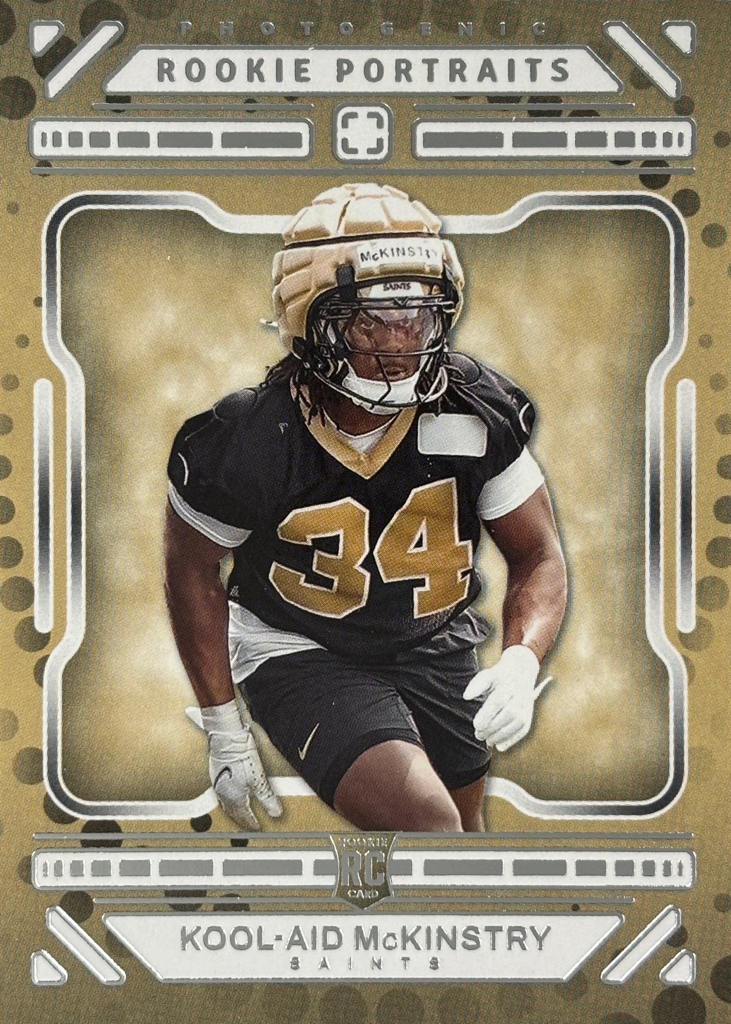 Kool-Aid McKinstry Photogenic Rookie Portraits Saints Sports Card