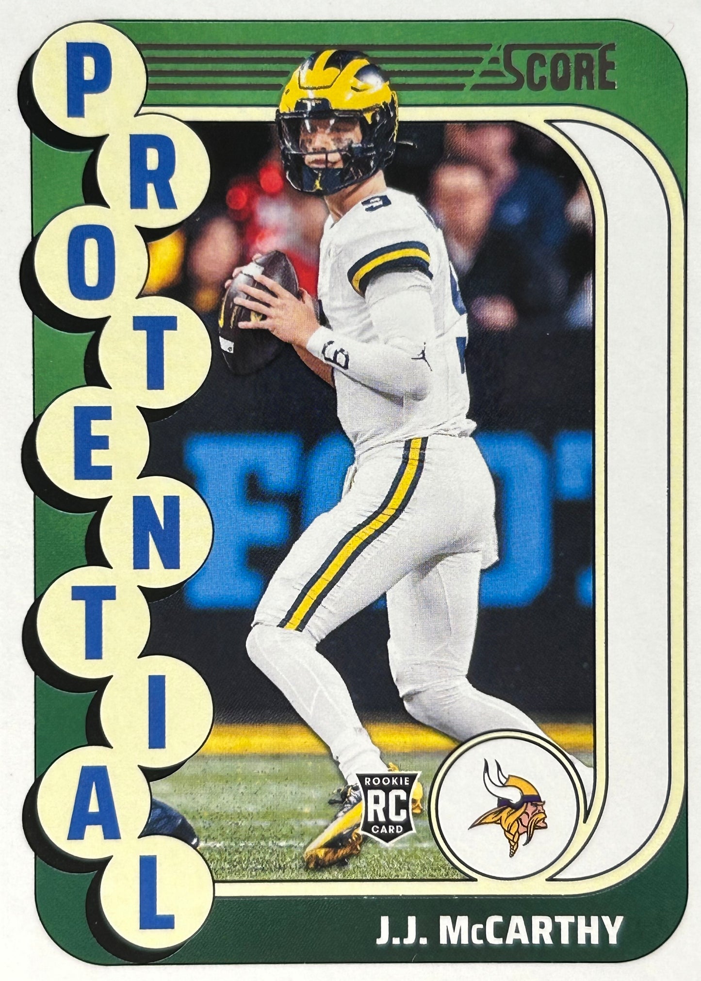 JJ McCarthy Score Protential Rookie Vikings
