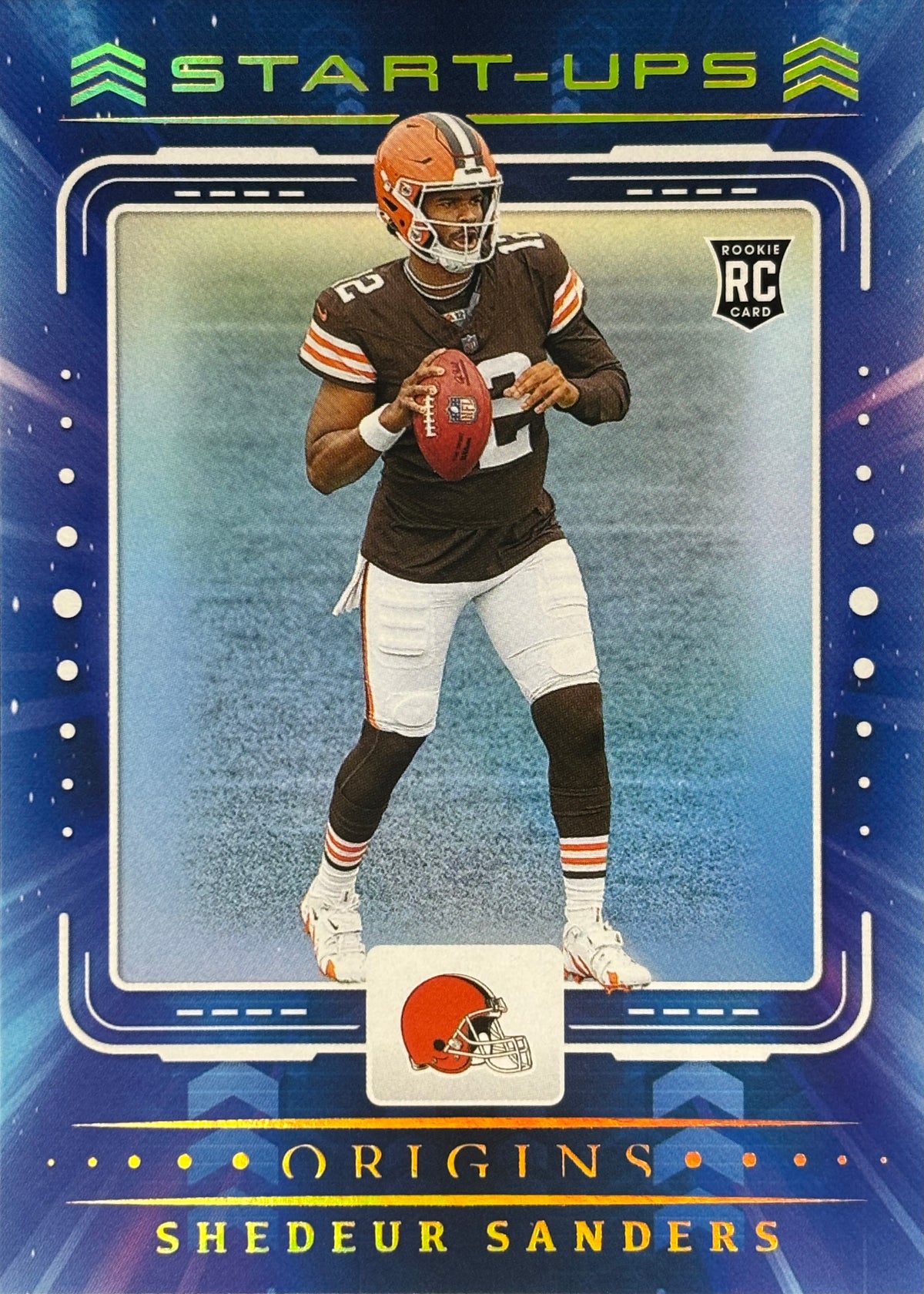 Shedeur Sanders Origins Start-Ups Rookie Browns Sports Card
