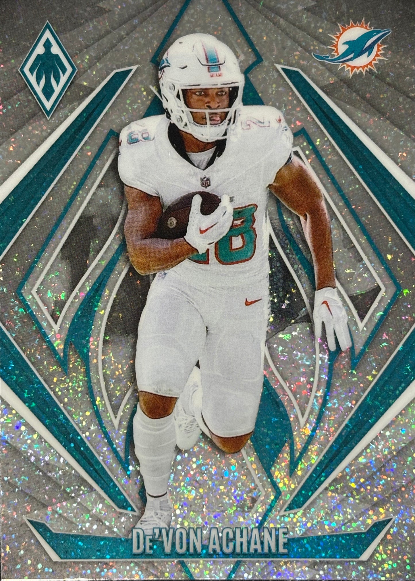 De’Von Achane Phoenix Glitter Dolphins