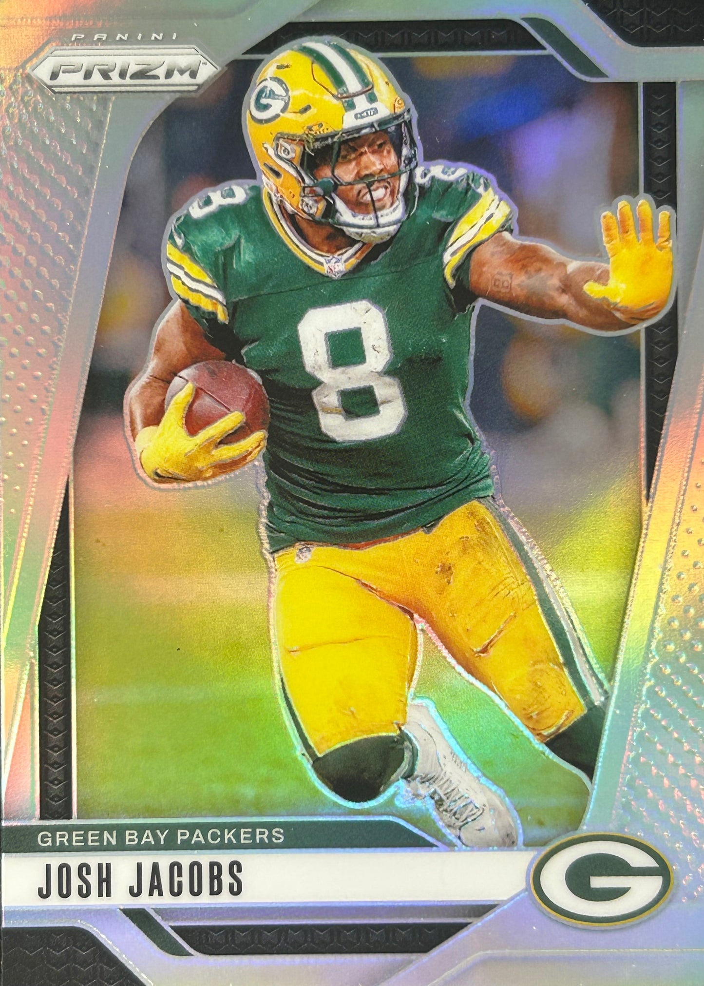 Josh Jacobs Prizm Silver Eagles