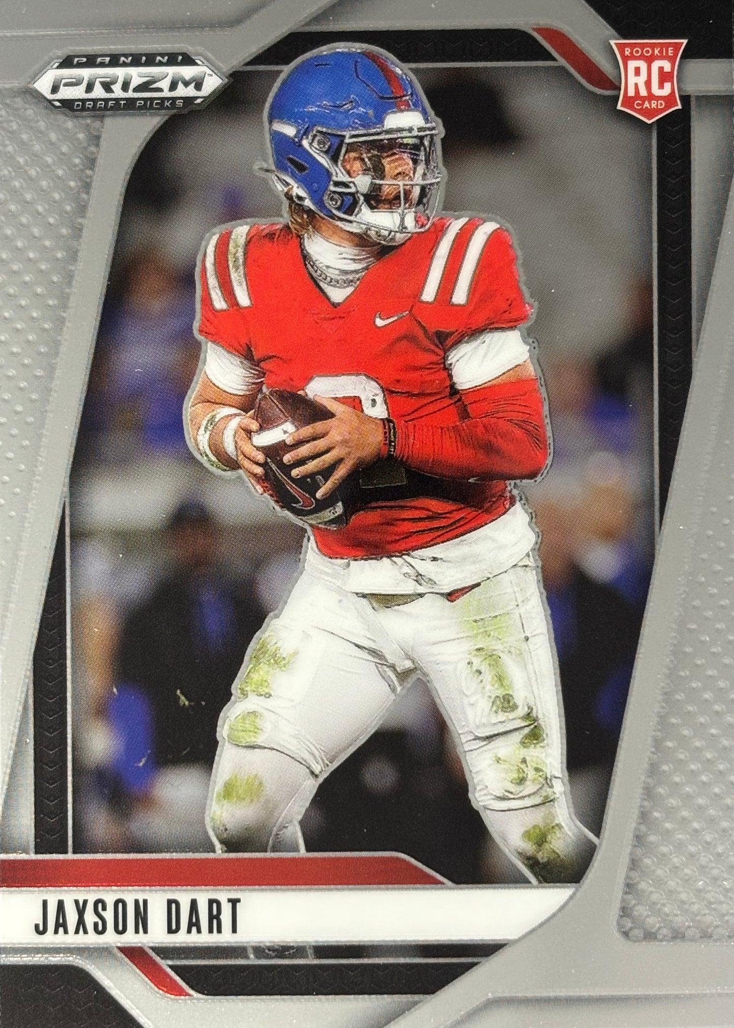 Jaxson Dart Prizm Draft Rookie Giants Sports Card