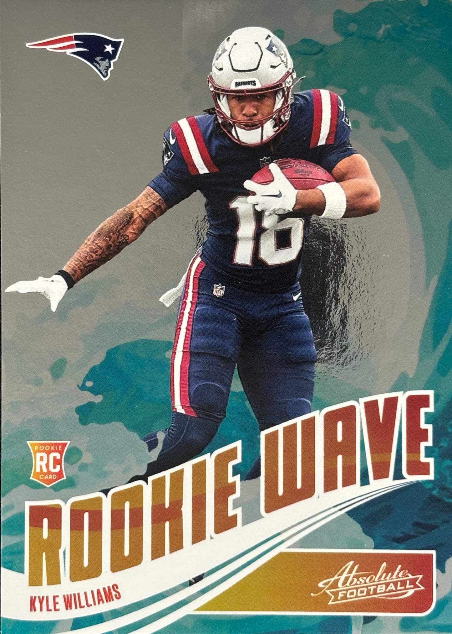 Kyle Williams Rookie Wave Absolute Patriots Sports Card