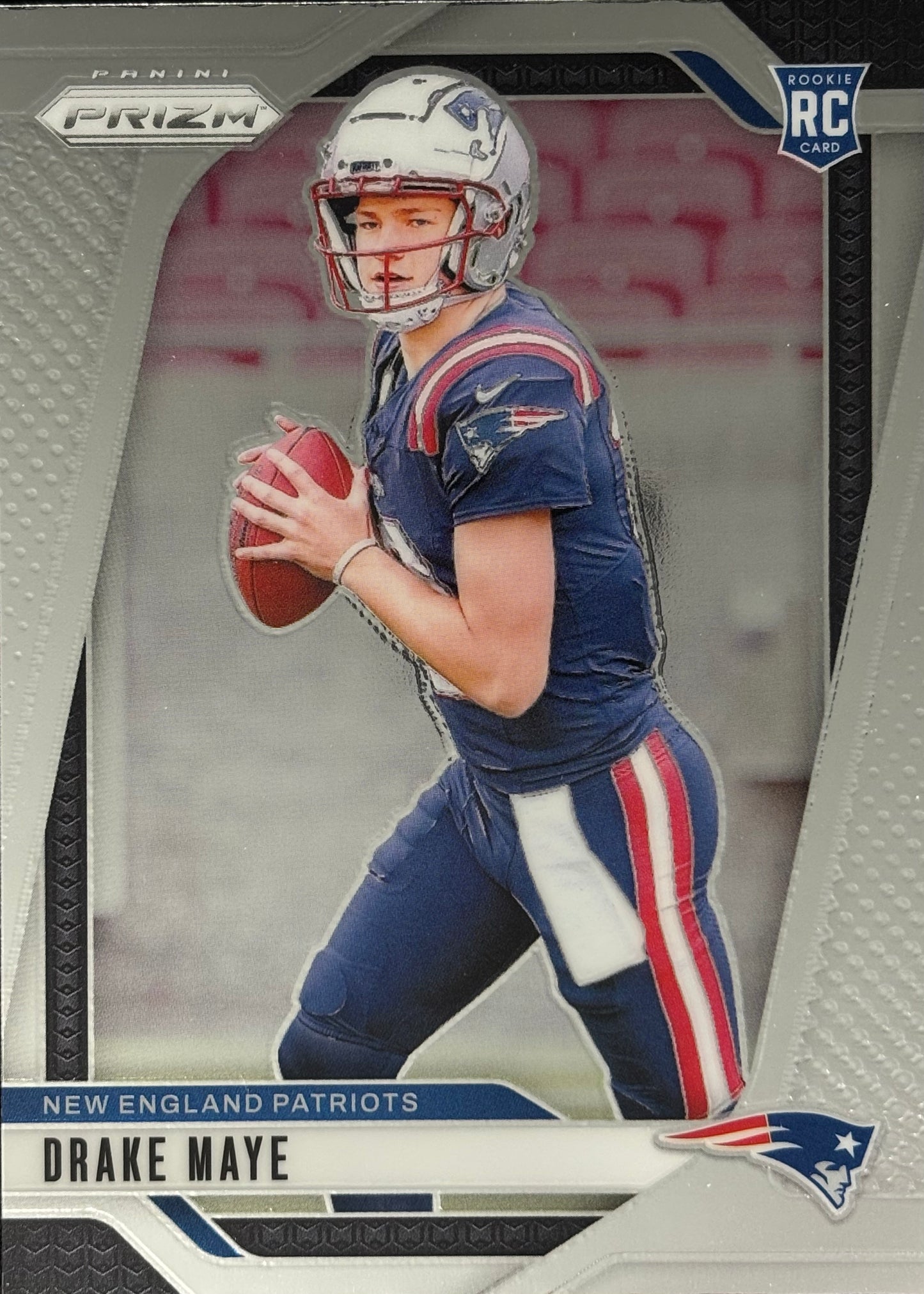 Drake Maye Prizm Rookie Patriots Sports Card
