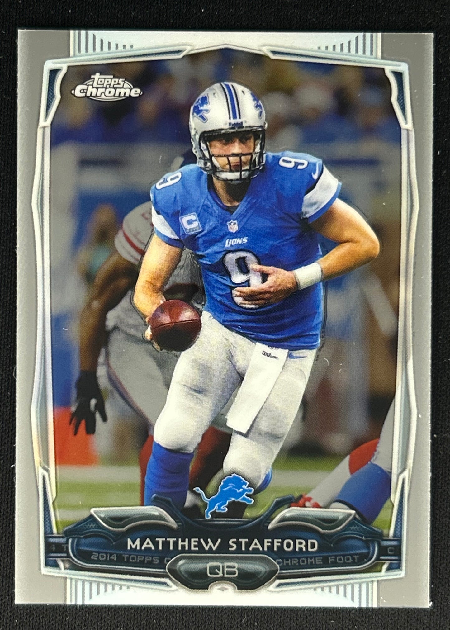Matthew Stafford Topps Chrome Mini Lions