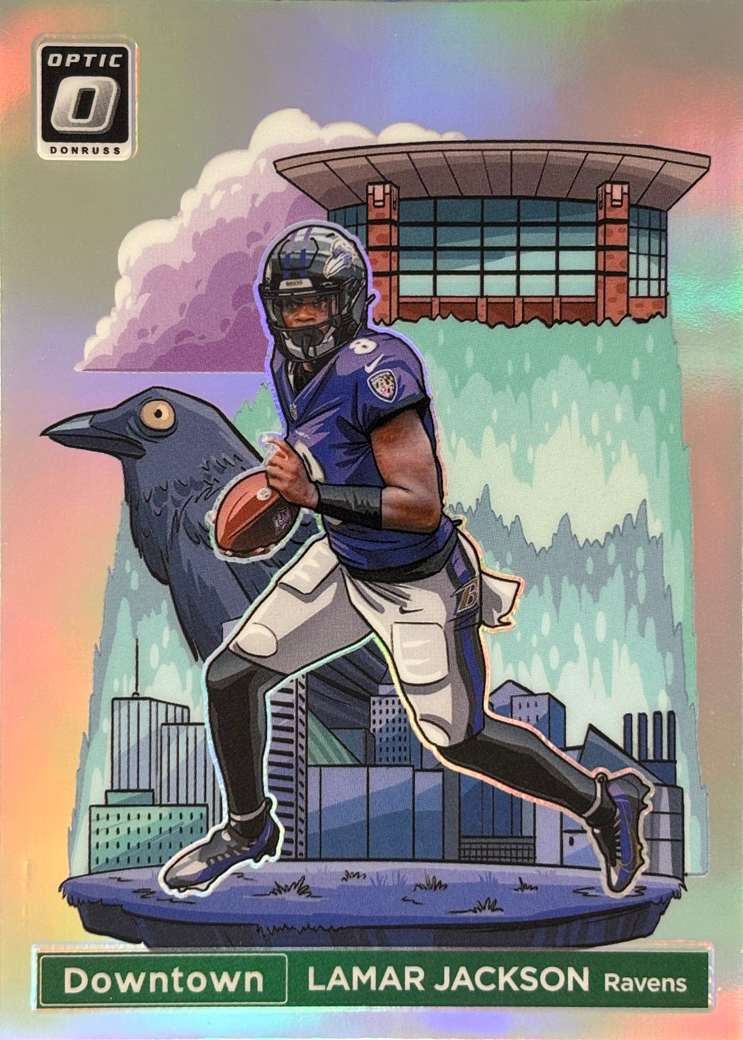 *Dimple* Lamar Jackson Optic Downtown! Ravens