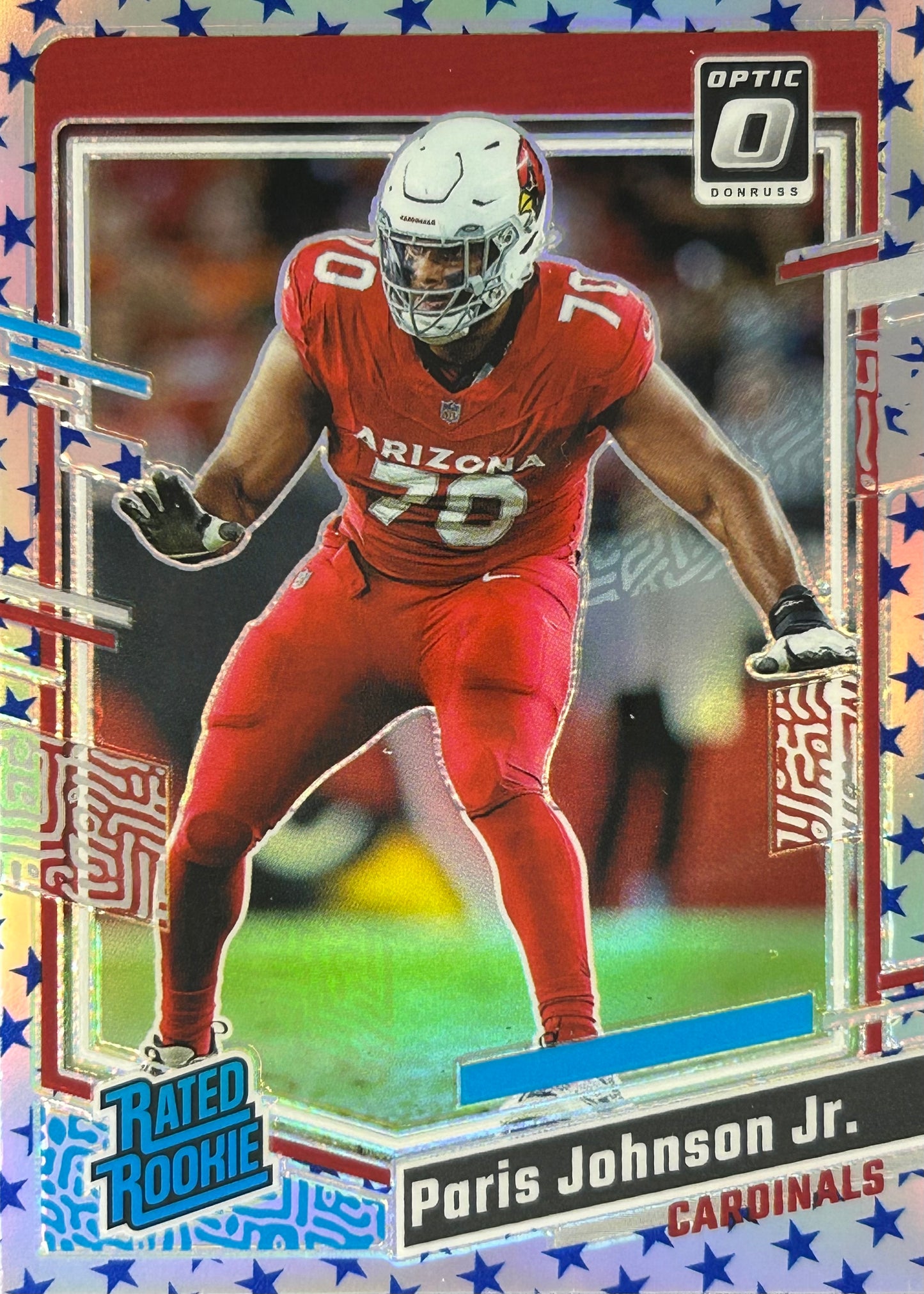 Paris Johnson Optic Stars Rookie Cardinals