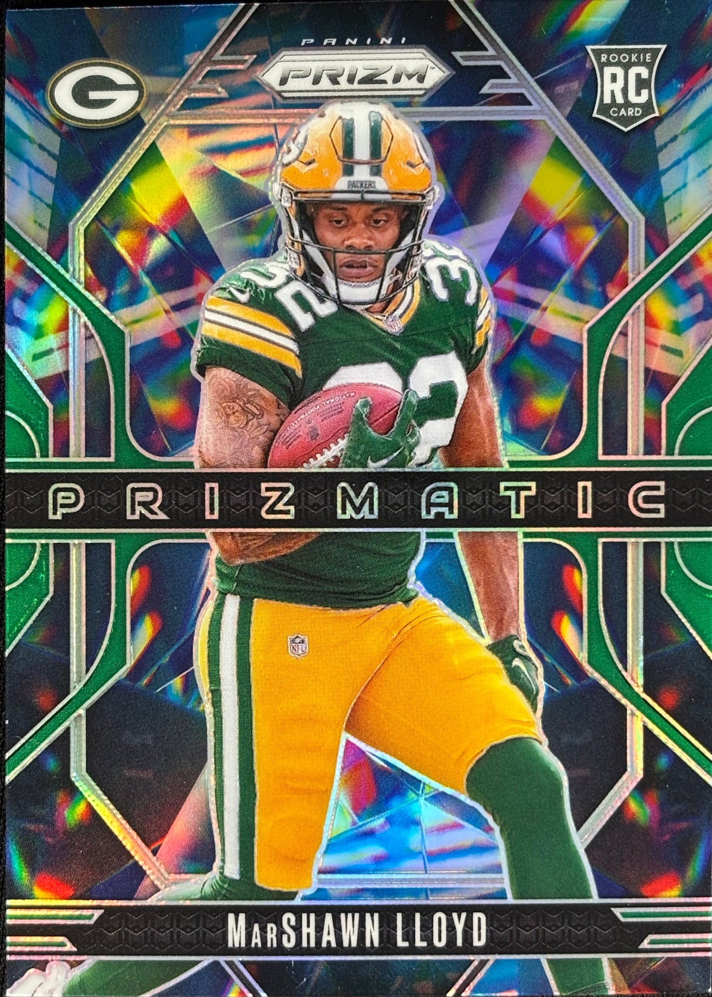 Marshawn Lloyd Prizmatic Green Rookie Packers