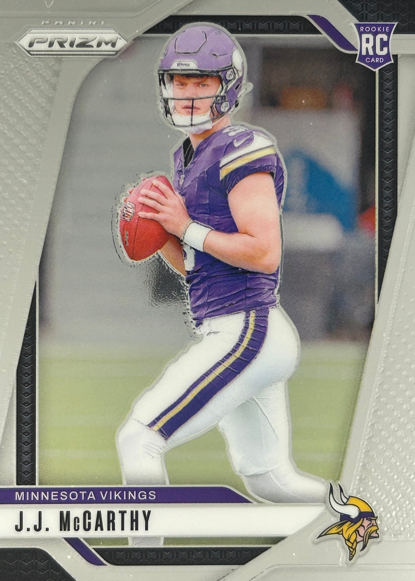 JJ McCarthy Prizm Rookie Vikings