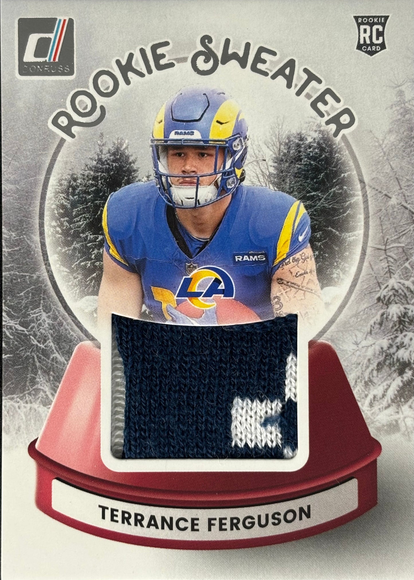 Terrance Ferguson Donruss Rookie Sweater Rams