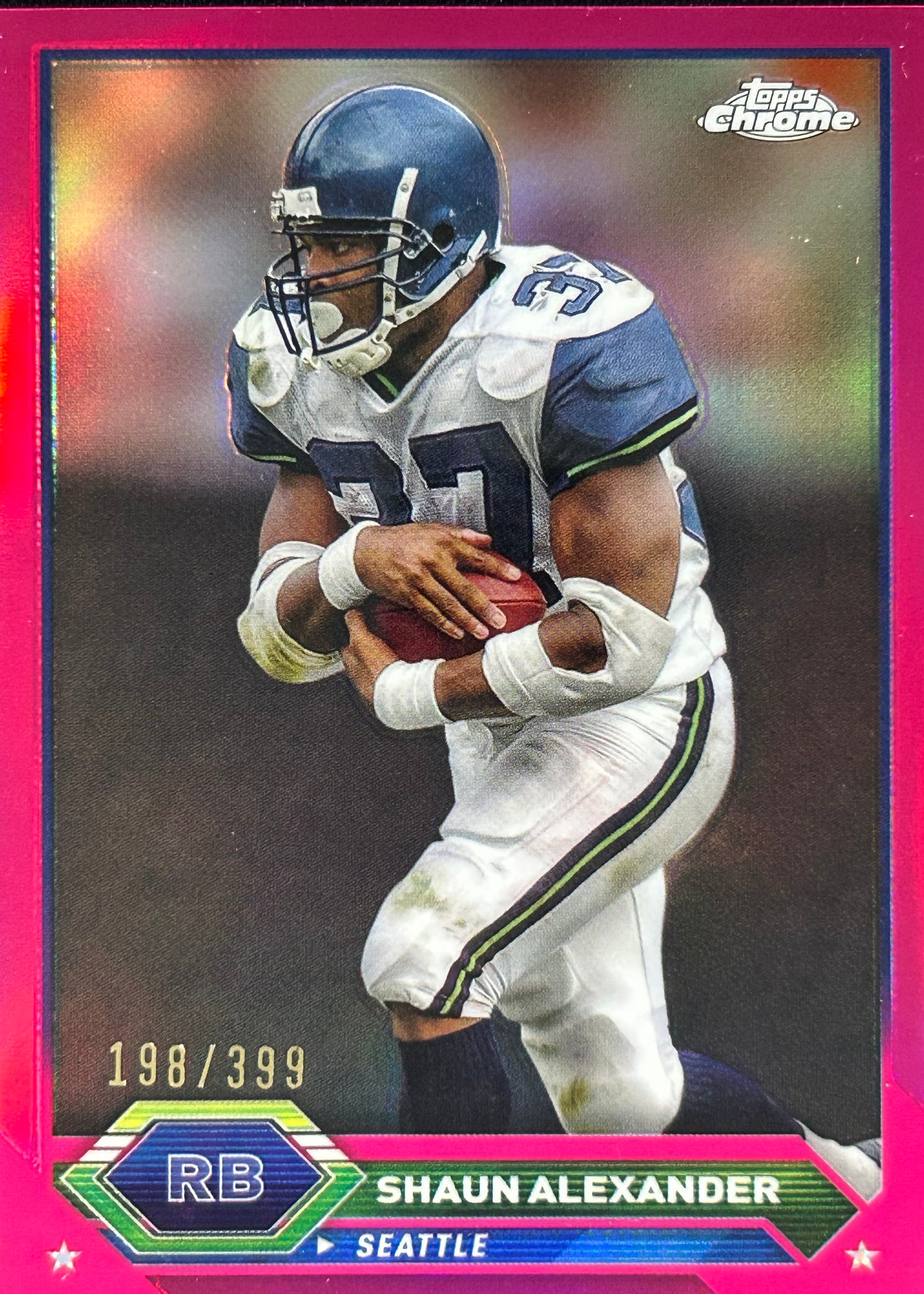 Shaun Alexander Topps Chrome Pink /399 Seahawks