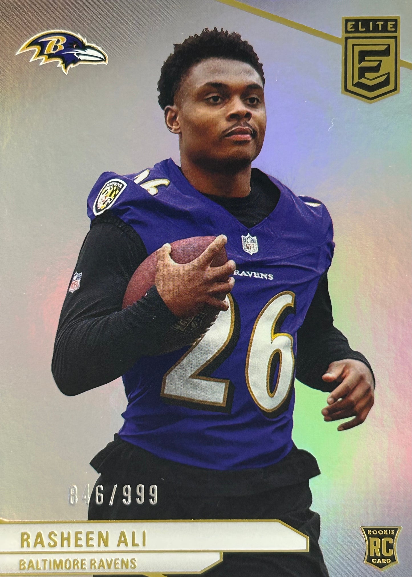 Rasheen Ali Elite /999 Rookie Ravens