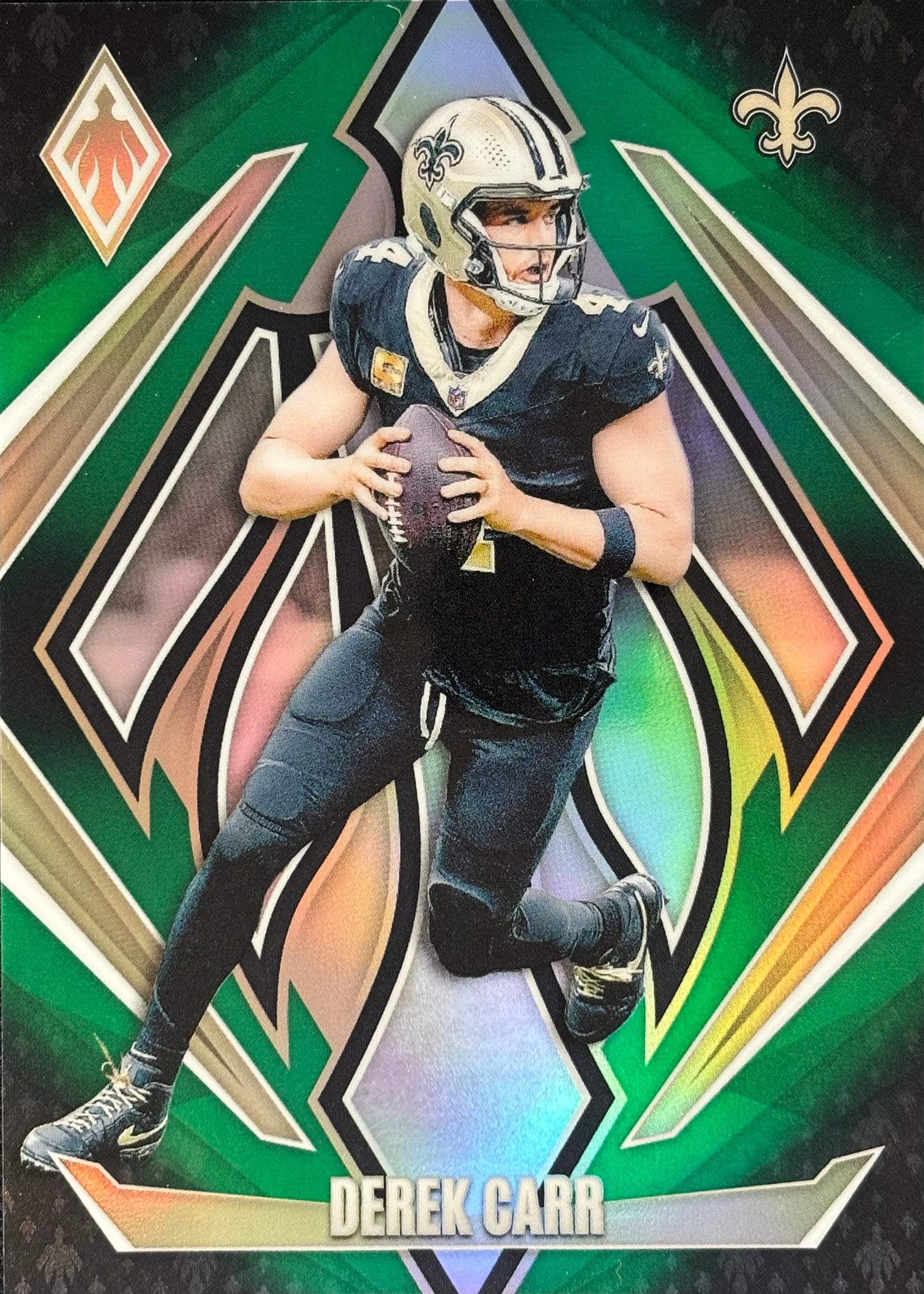Derek Carr Phoenix Green Fade /199 Saints