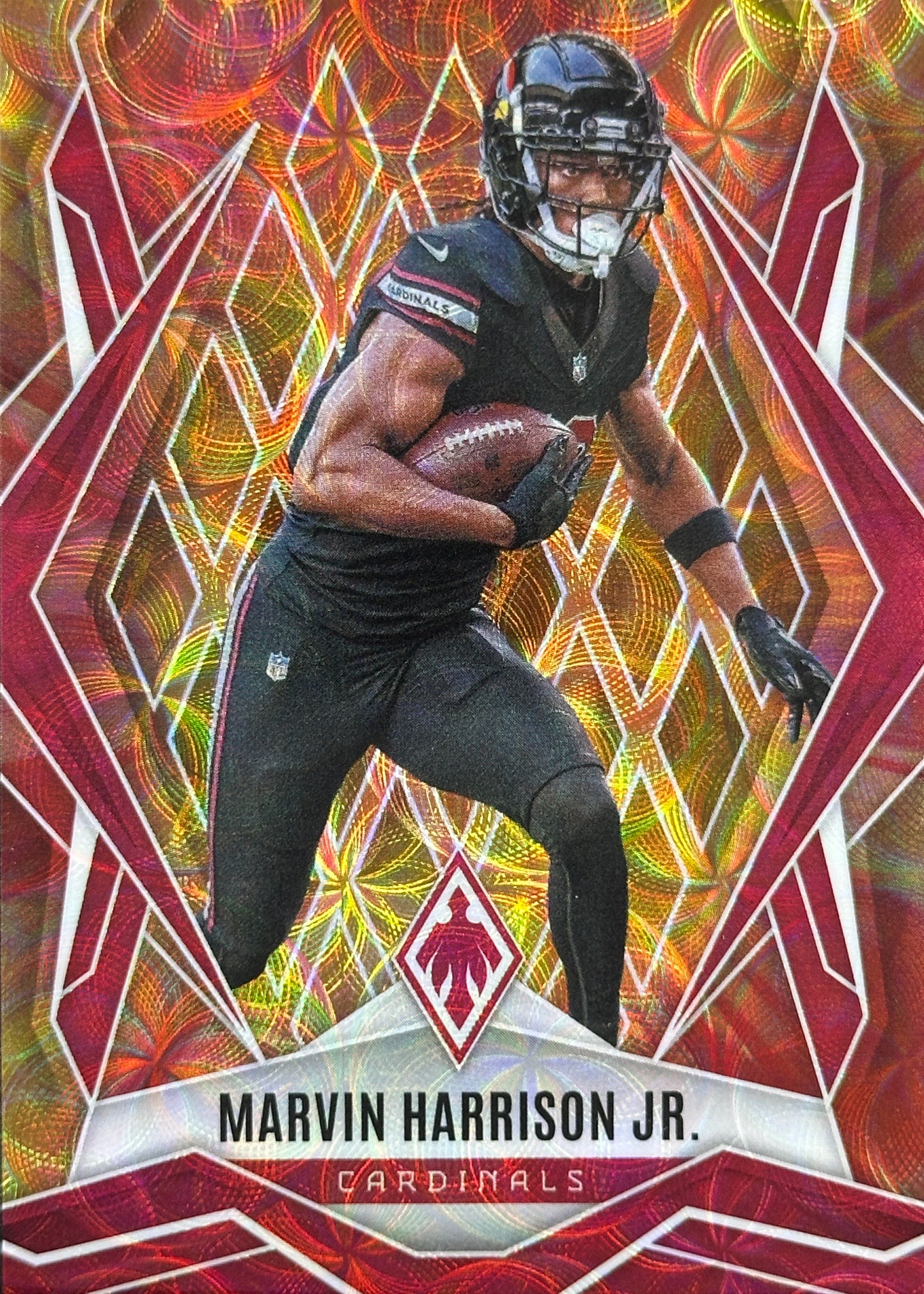 Marvin Harrison Jr. Phoenix Fire Burst /350 Arizona Cardinals