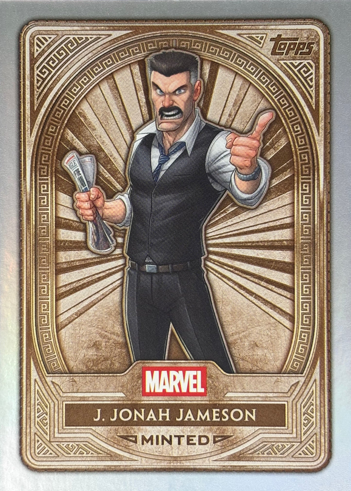 J. Jonah Jameson Topps Minted Marvel