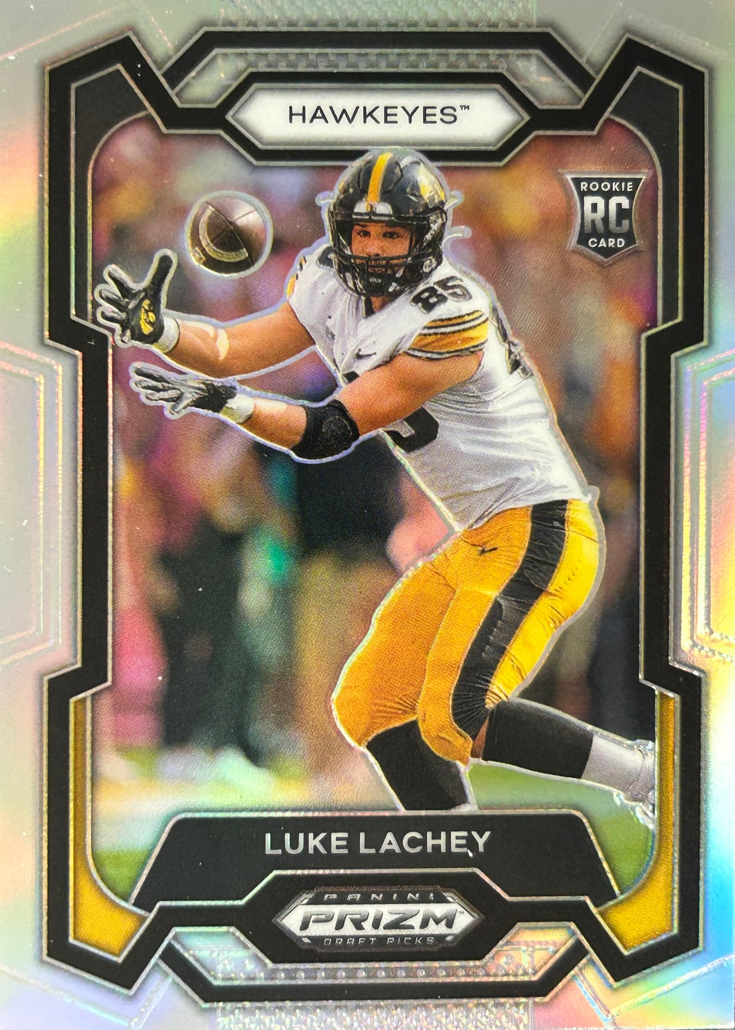 Luke Lachey Prizm Draft Silver Rookie Texans