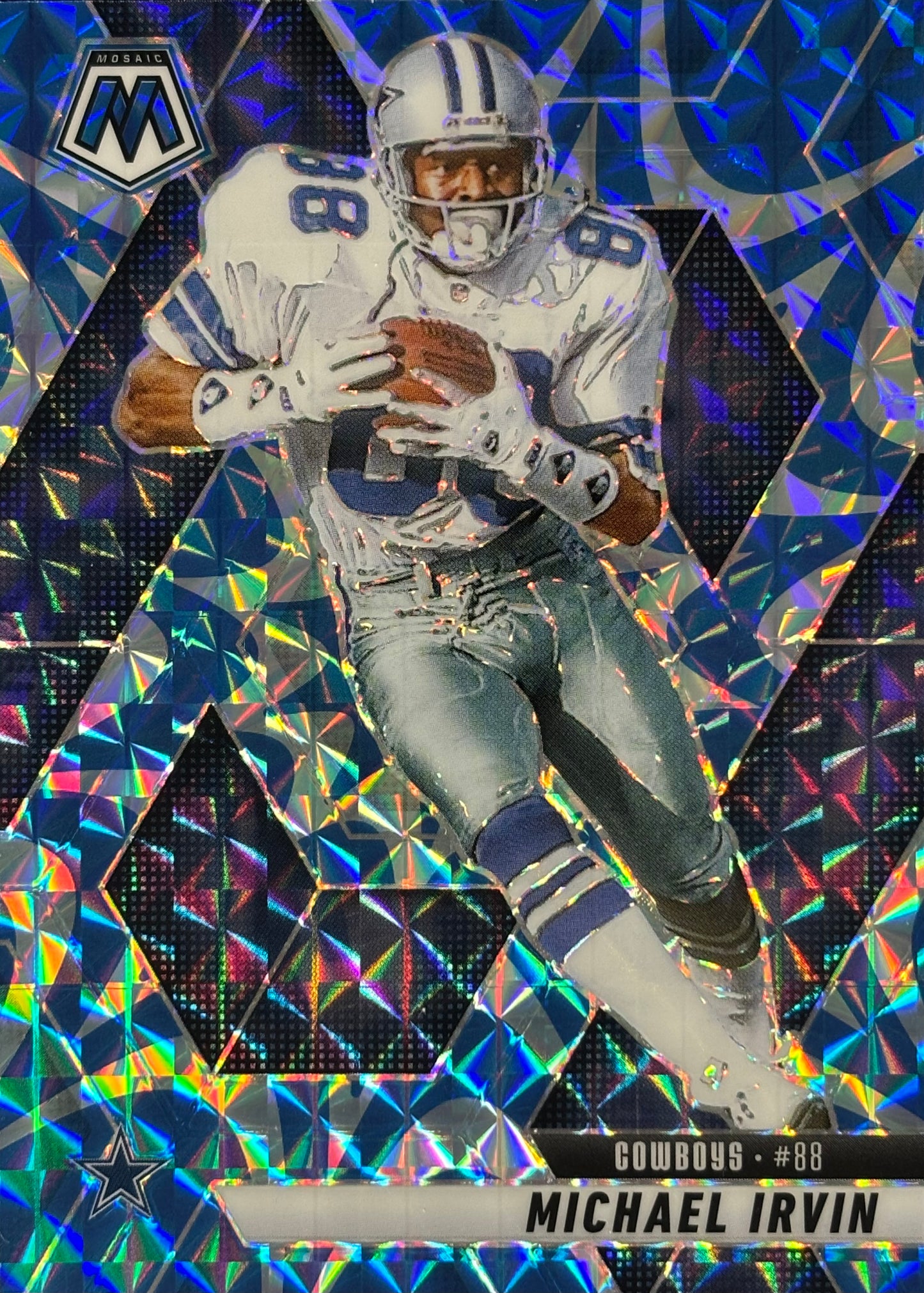 Michael Irving Mosaic Blue Reactive Cowboys