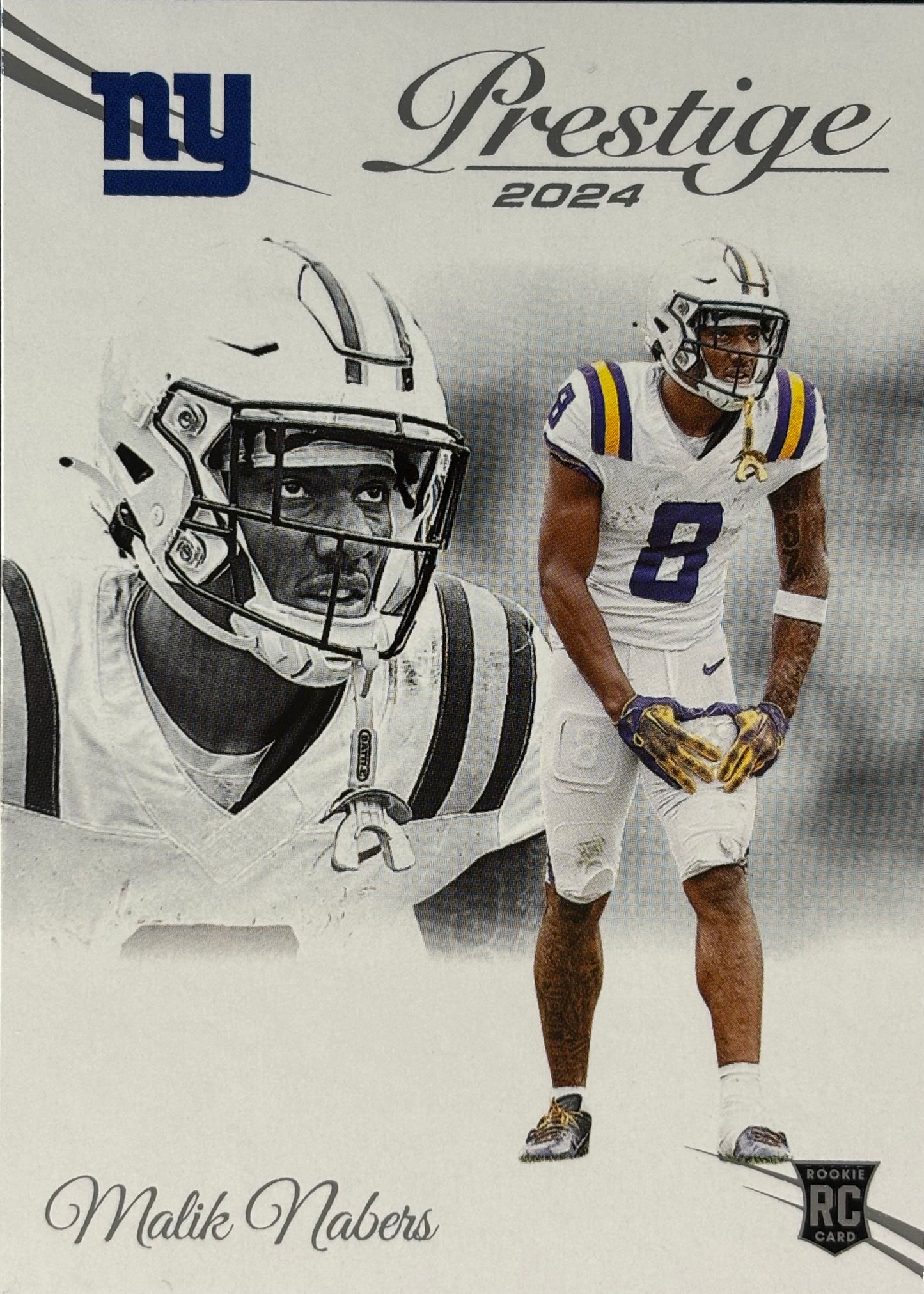 Malik Nabers Prestige Rookie Giants