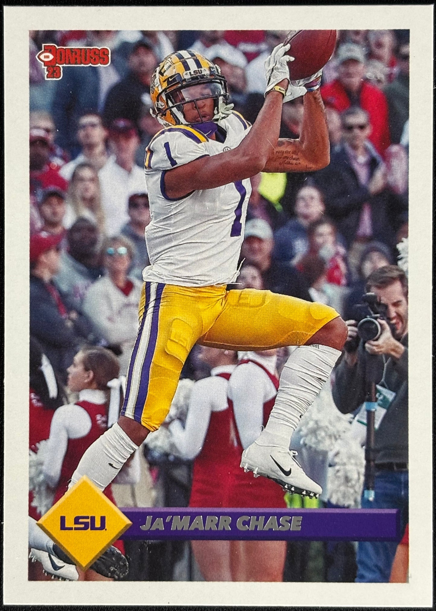 Ja’marr Chase Donruss Draft LSU Sports Card