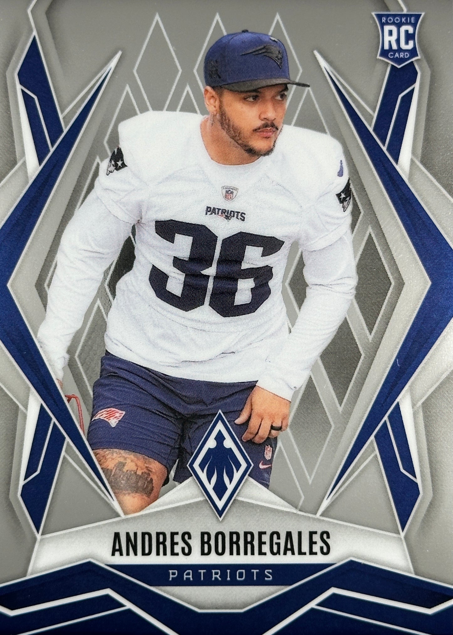 Andres Borregales Phoenix Rookie Patriots Sports Card