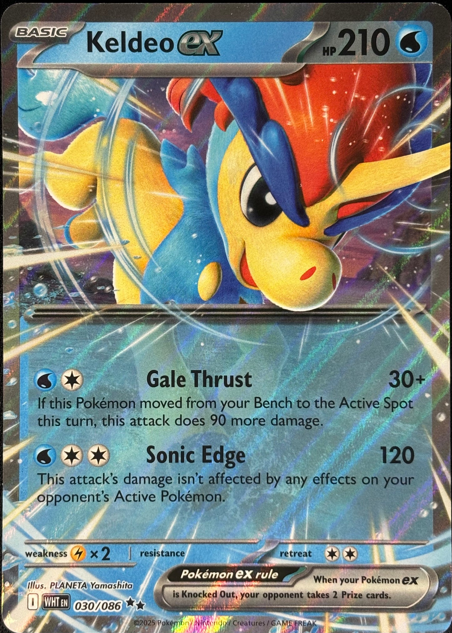 Keldeo EX Pokémon 030/086