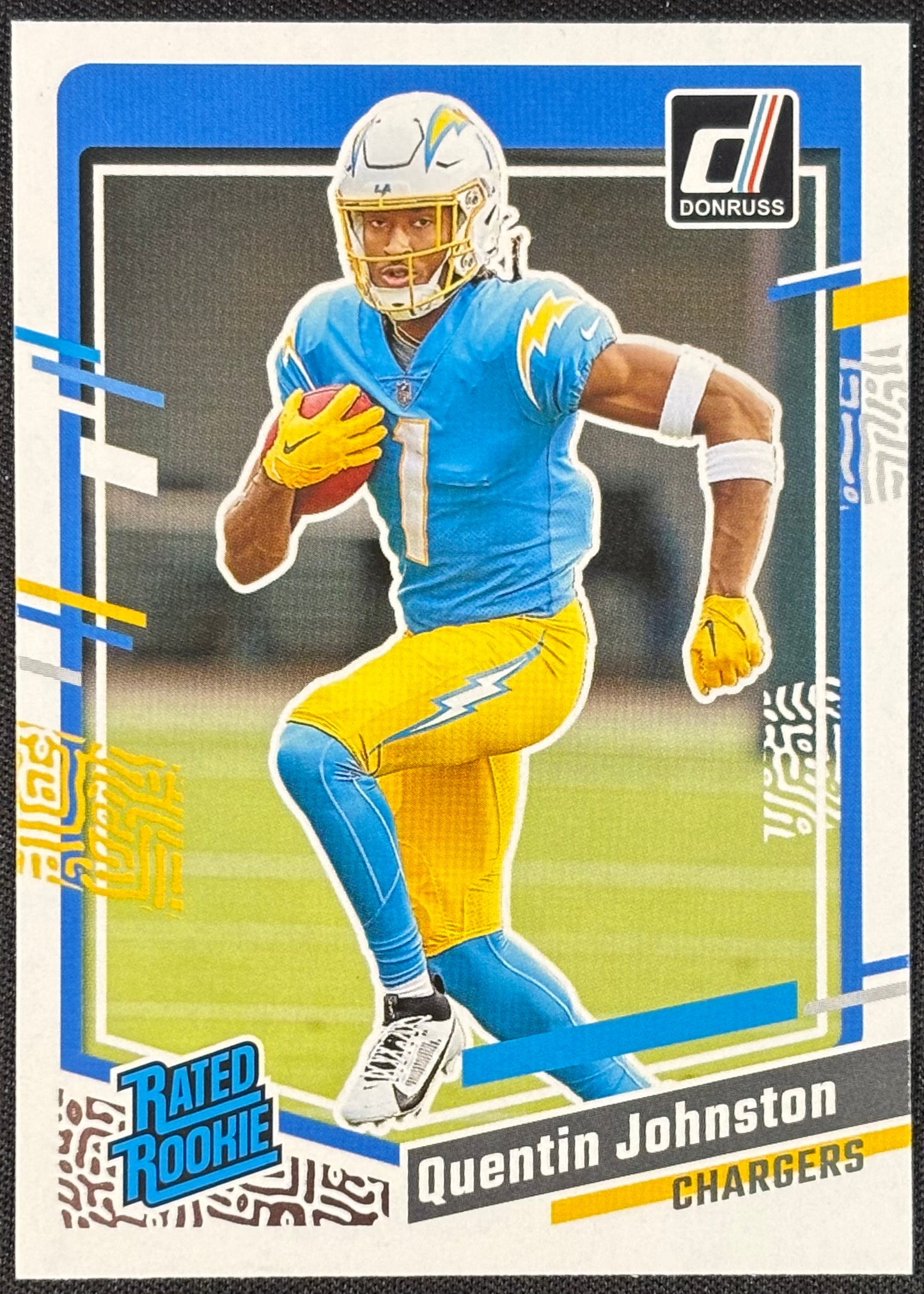 Quentin Johnston Donruss Rated Rookie Chargers