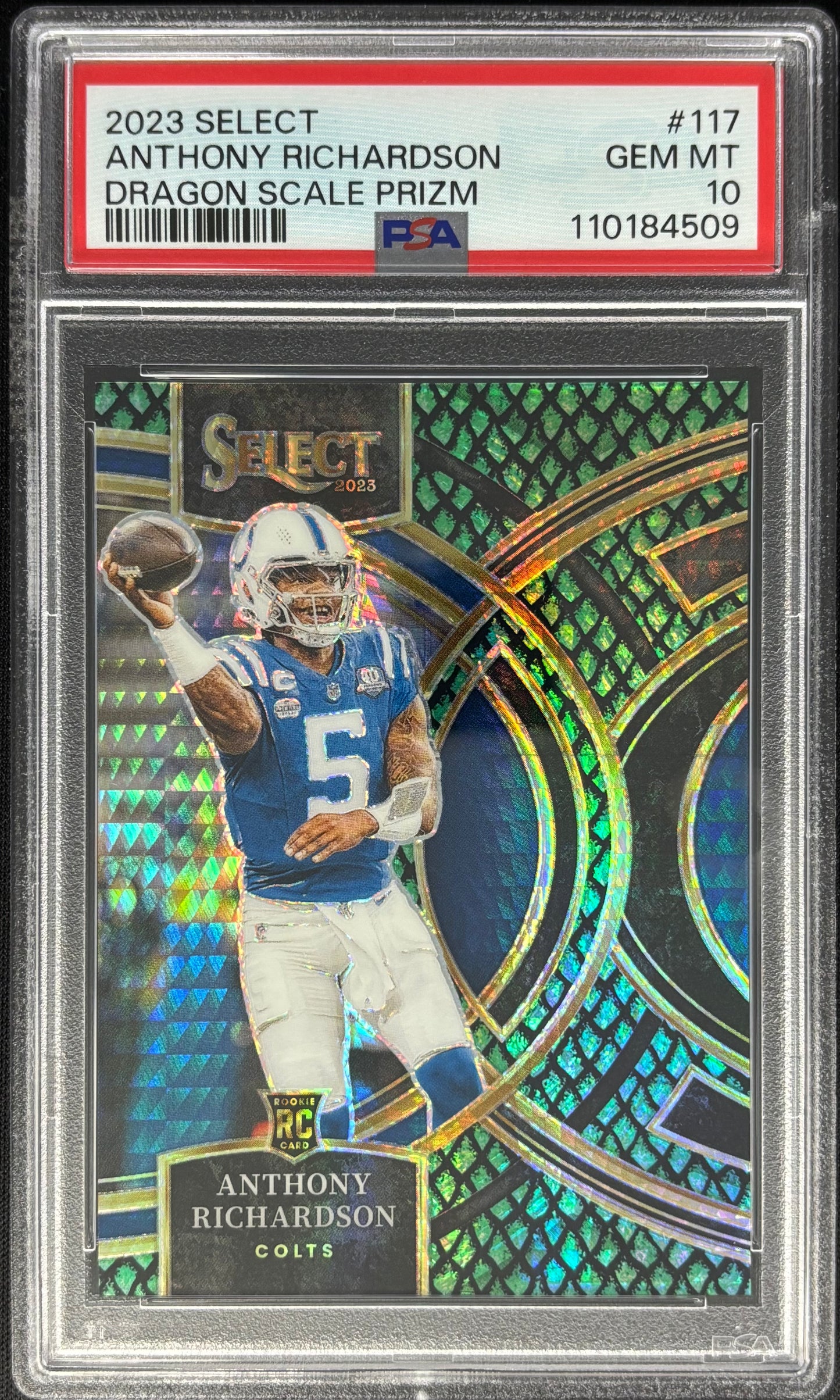 Anthony Richardson Select Dragon Scale /70 PSA 10 Rookie Premier Colts