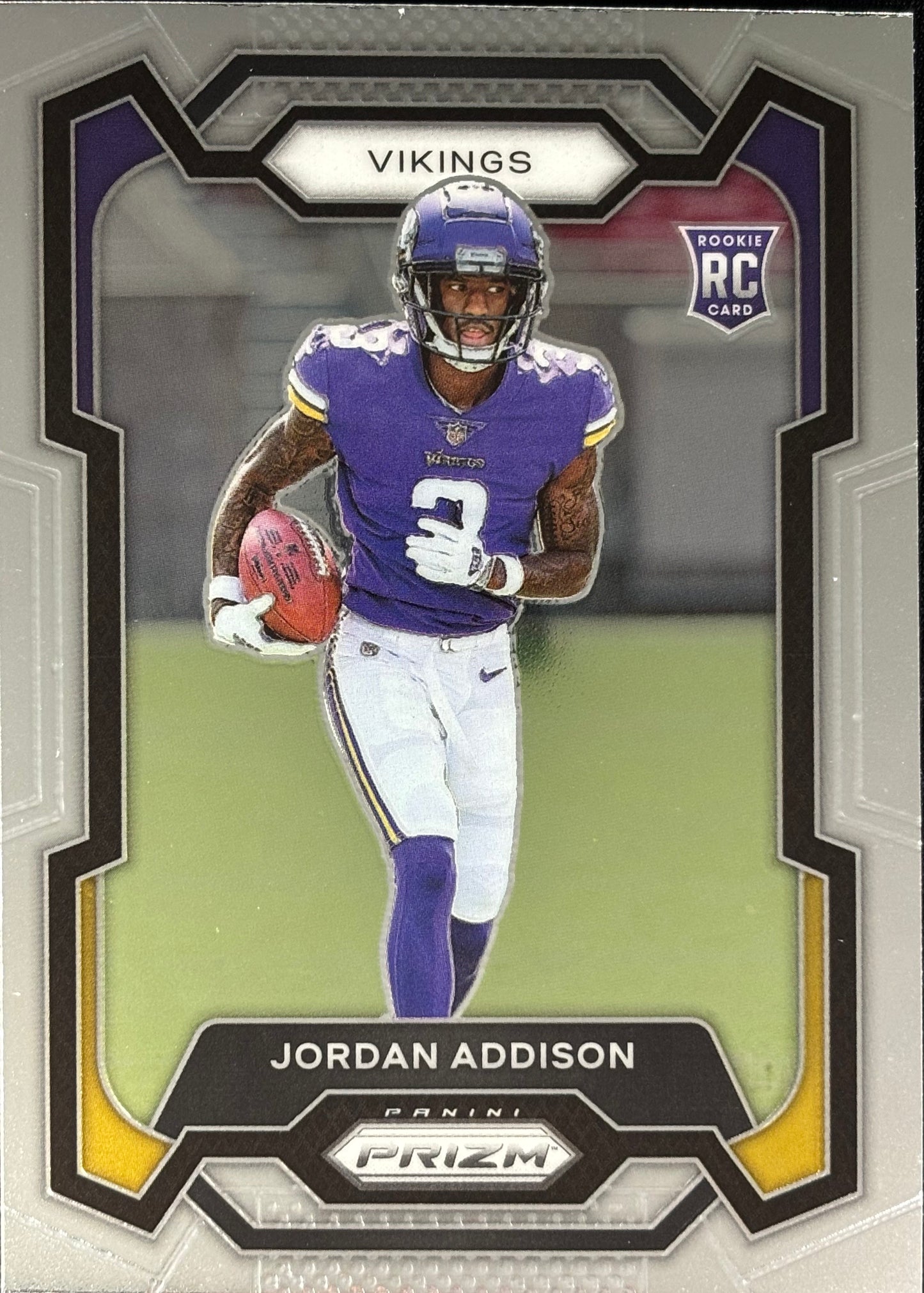Jordan Addison Prizm Rookie Vikings