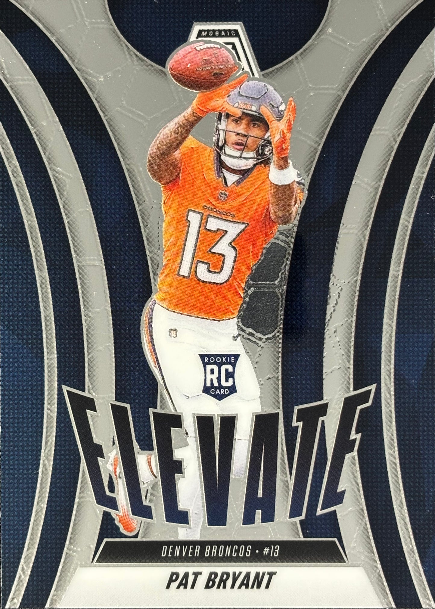 Pat Bryant Mosaic Elevate Rookie Broncos