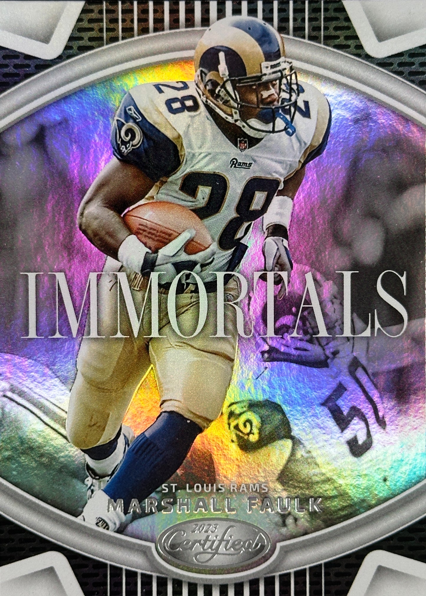 Marshall Faulk Immortals Certified Rams