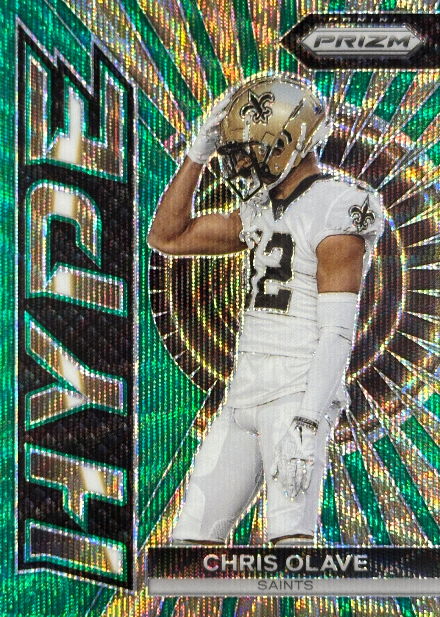 Chris Olave Green Wave HYPE Prizm Saints