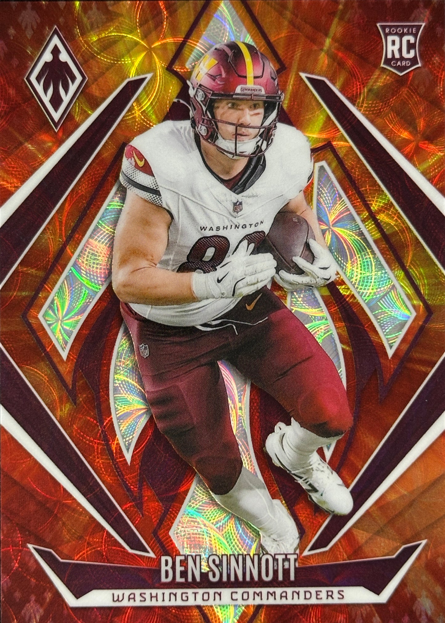 Ben Sinnott 2024 Phoenix Fire Burst /350 FireBurst RC Rookie Commanders