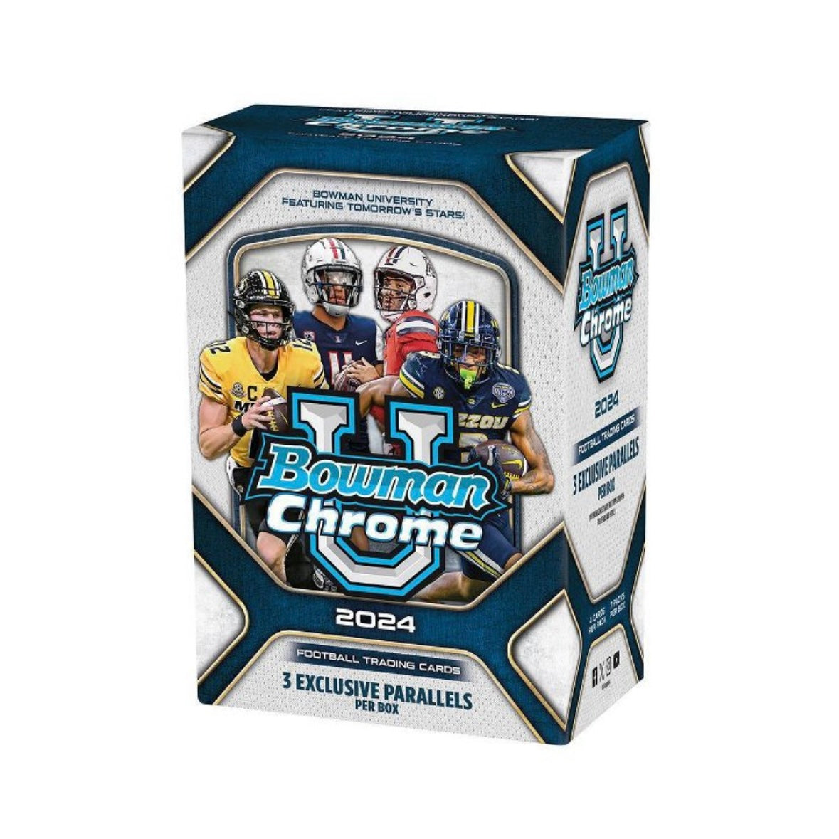2024 Bowman University Chrome Football Blaster Value Box Sports Card