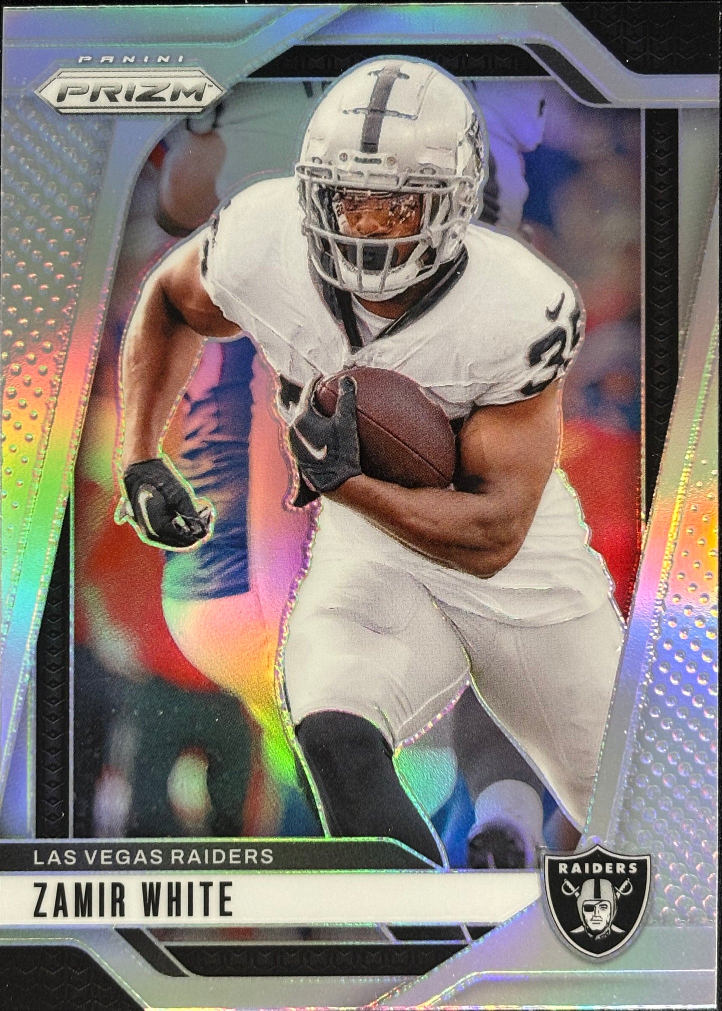 Zamir White Prizm Silver Raiders
