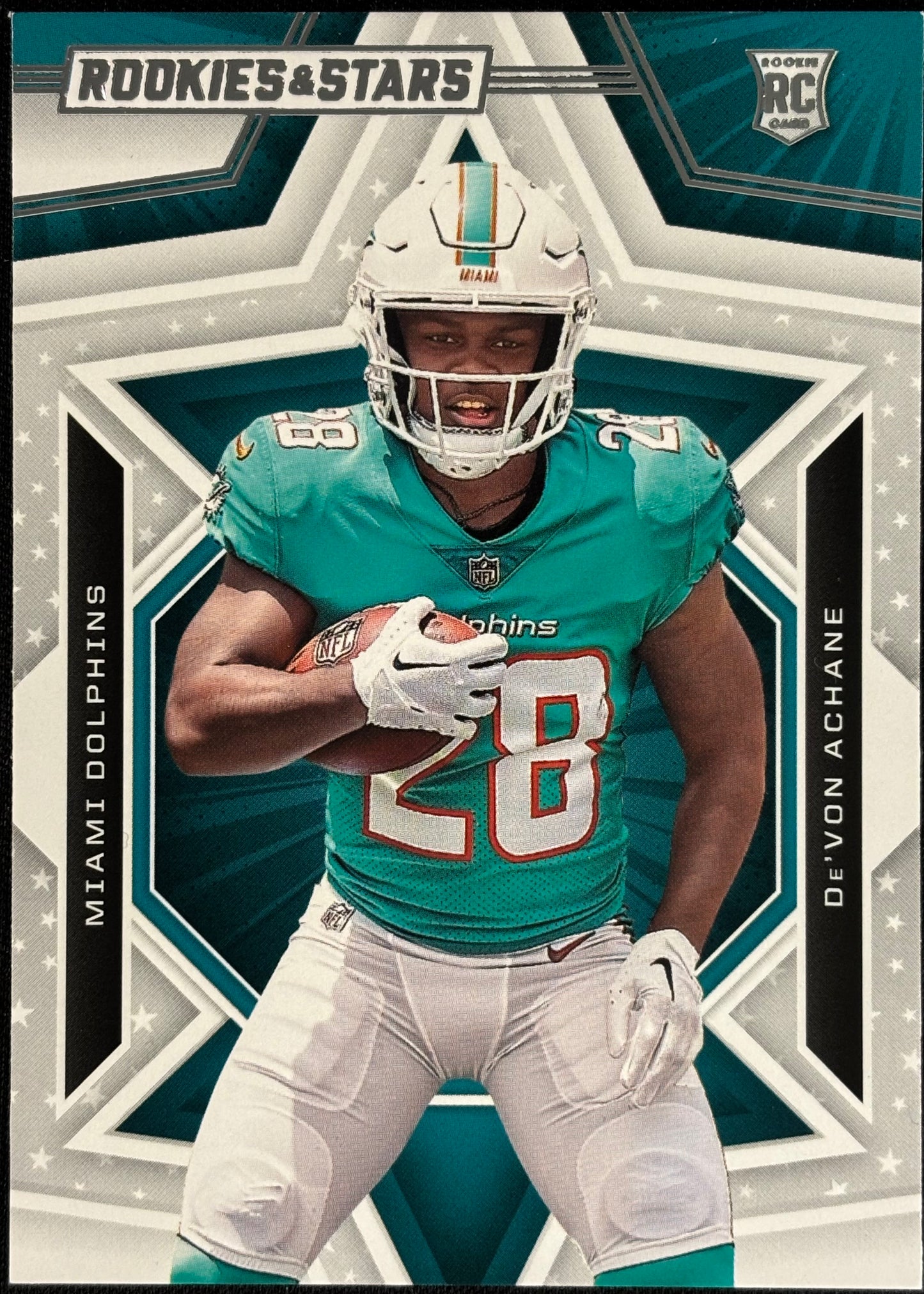 Devon Achane Rookies & Stars Dolphins Sports Card