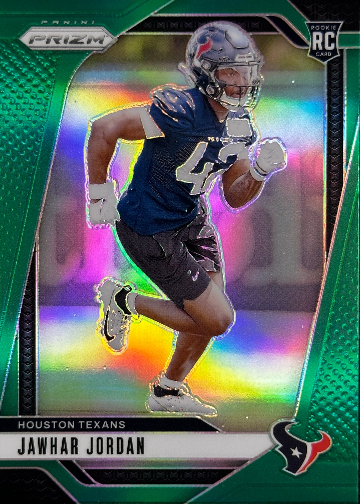 Jawhar Jordan Rookie Green Prizm Texans
