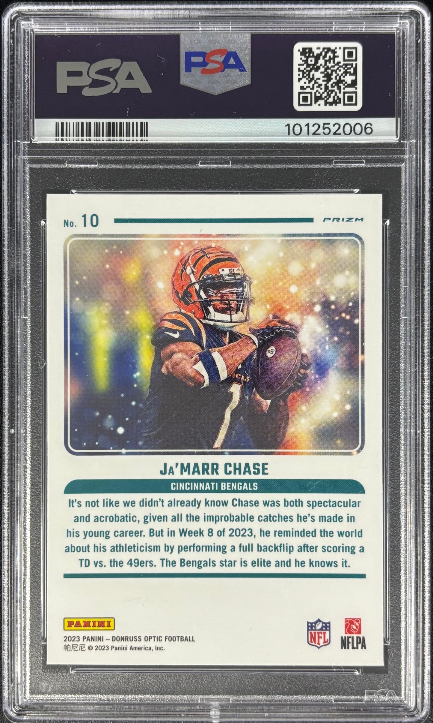 Ja’marr Chase Optic Mythical PSA 7 Bengals