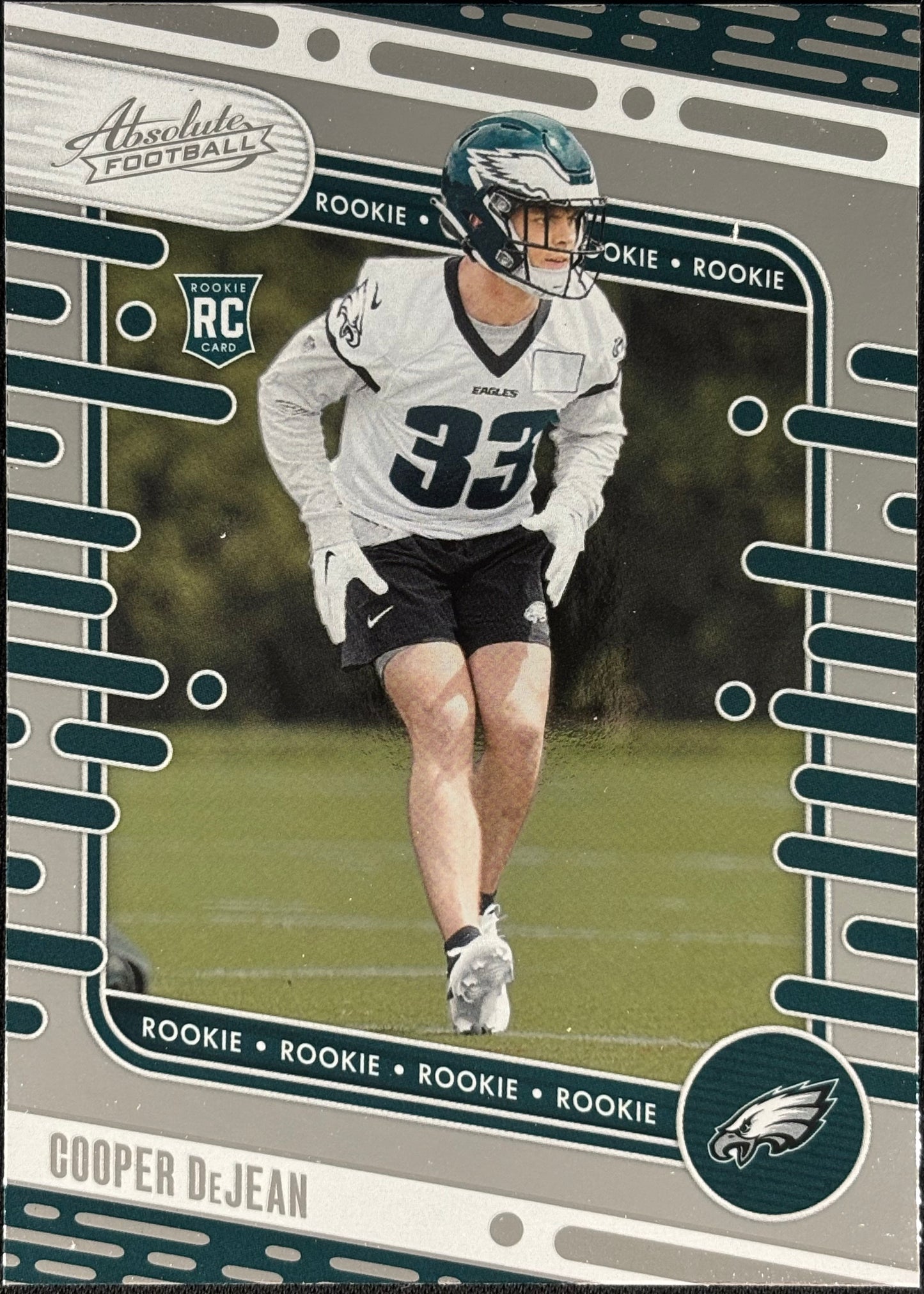 Cooper DeJean Absolute Rookie Eagles Sports Card